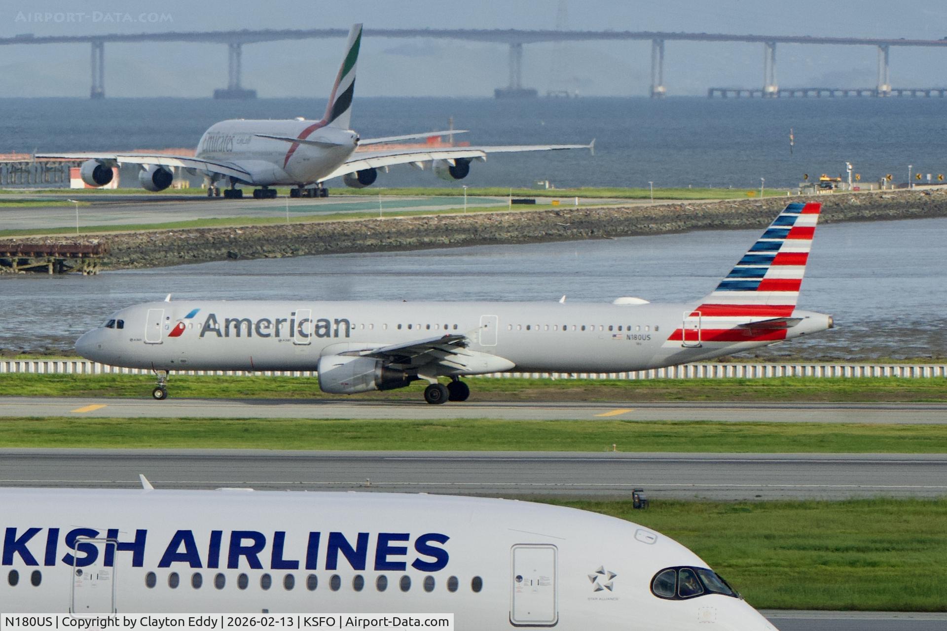 N180US, 2001 Airbus A321-211 C/N 1525, SFO 2026