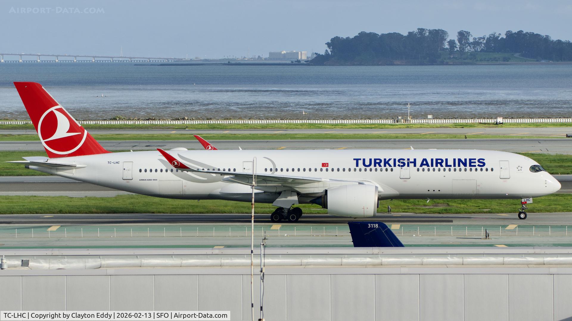 TC-LHC, 2025 Airbus A350-941 C/N 721, SFO 2026