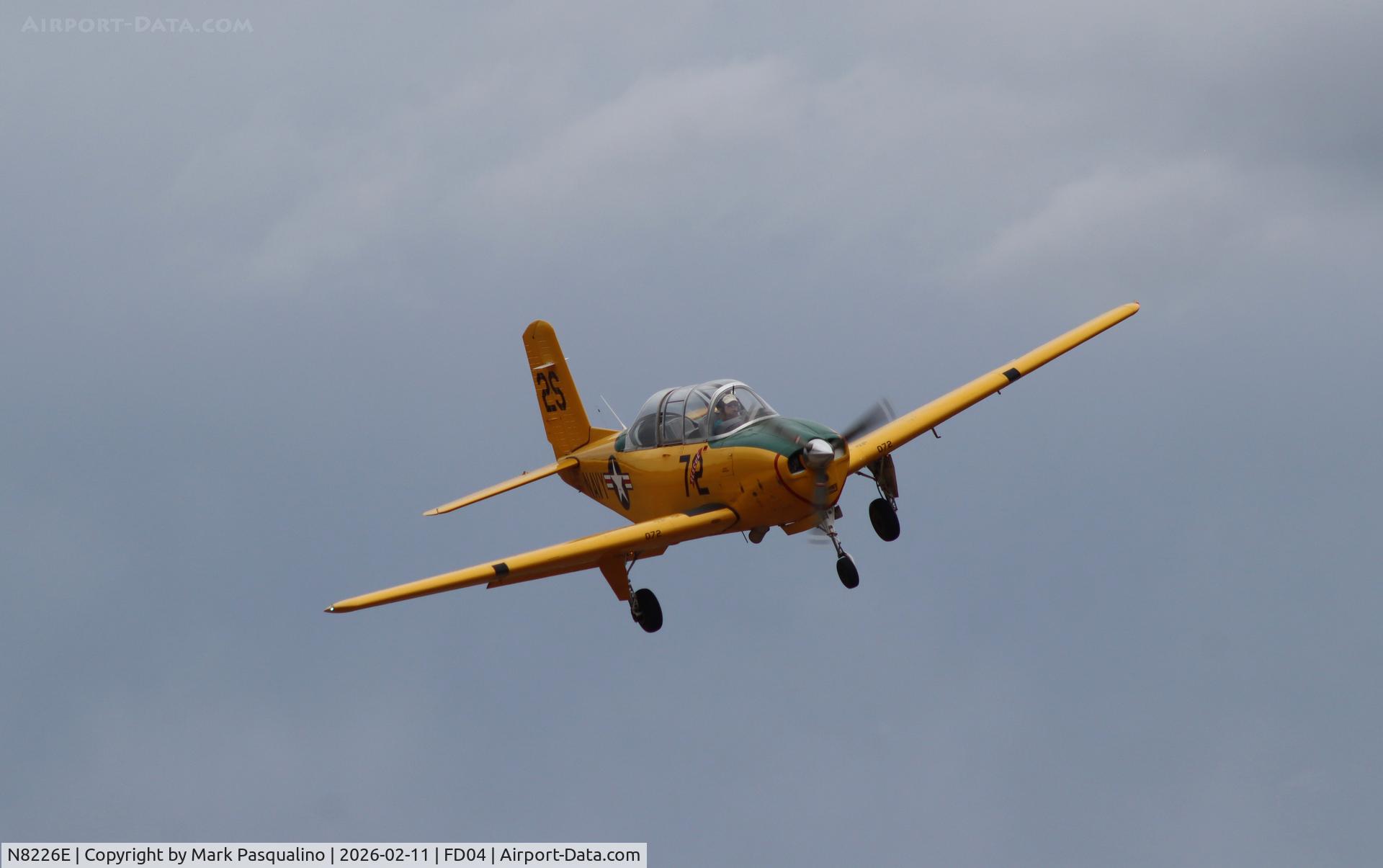 N8226E, 1957 Beech D-45 Mentor C/N BG-379, Beech T-34B