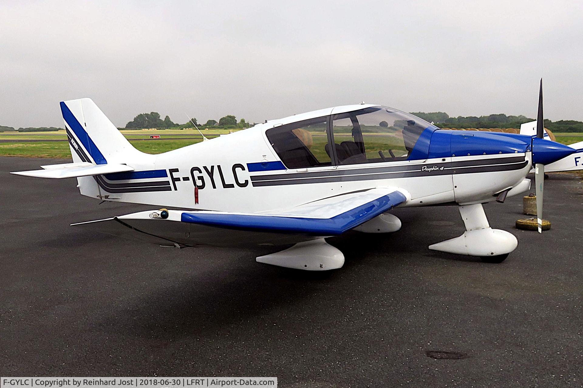 F-GYLC, Robin DR-400-140B Major C/N 2551, Robin Dauphin without decals at Saint Brieuc, France