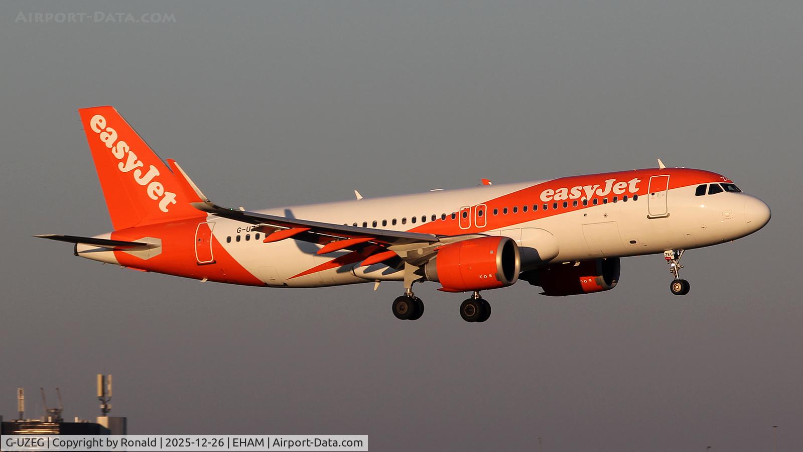G-UZEG, 2025 Airbus A320-251N C/N 12522, at eham