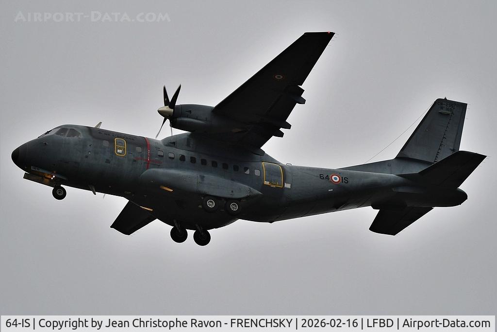 64-IS, CASA CN-235 Persuader C/N 160, COTAM 2075 from Base aérienne 105 Évreux-Fauville