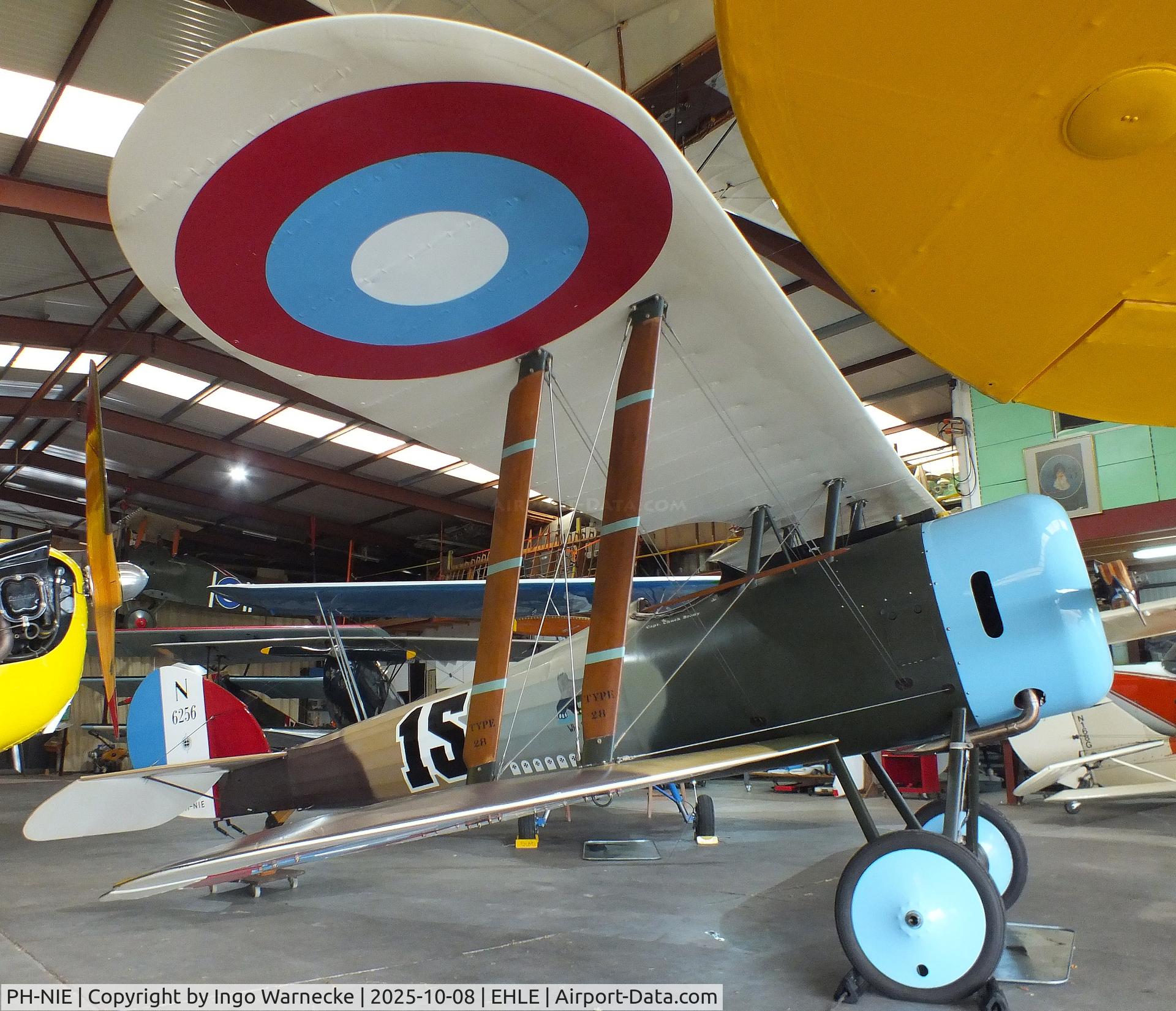 PH-NIE, 1991 Nieuport 28 C.1 Replica C/N 1, Nieuport 28 C.1 replica at the Stichting Vroege Vogels / Early Birds Foundation at Lelystad airport