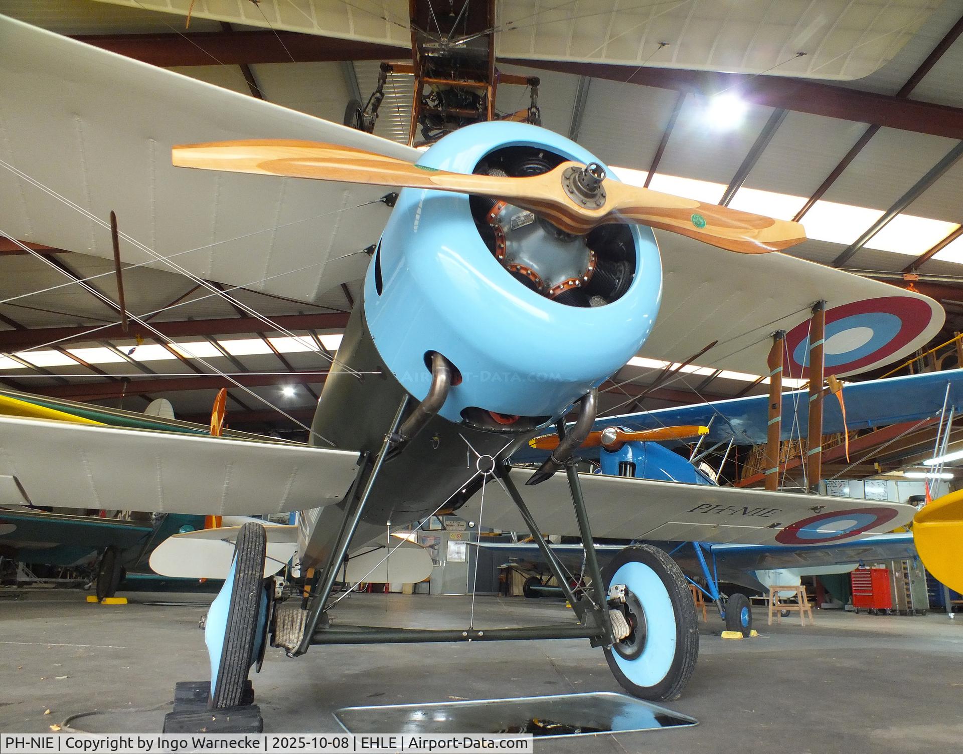 PH-NIE, 1991 Nieuport 28 C.1 Replica C/N 1, Nieuport 28 C.1 replica at the Stichting Vroege Vogels / Early Birds Foundation at Lelystad airport