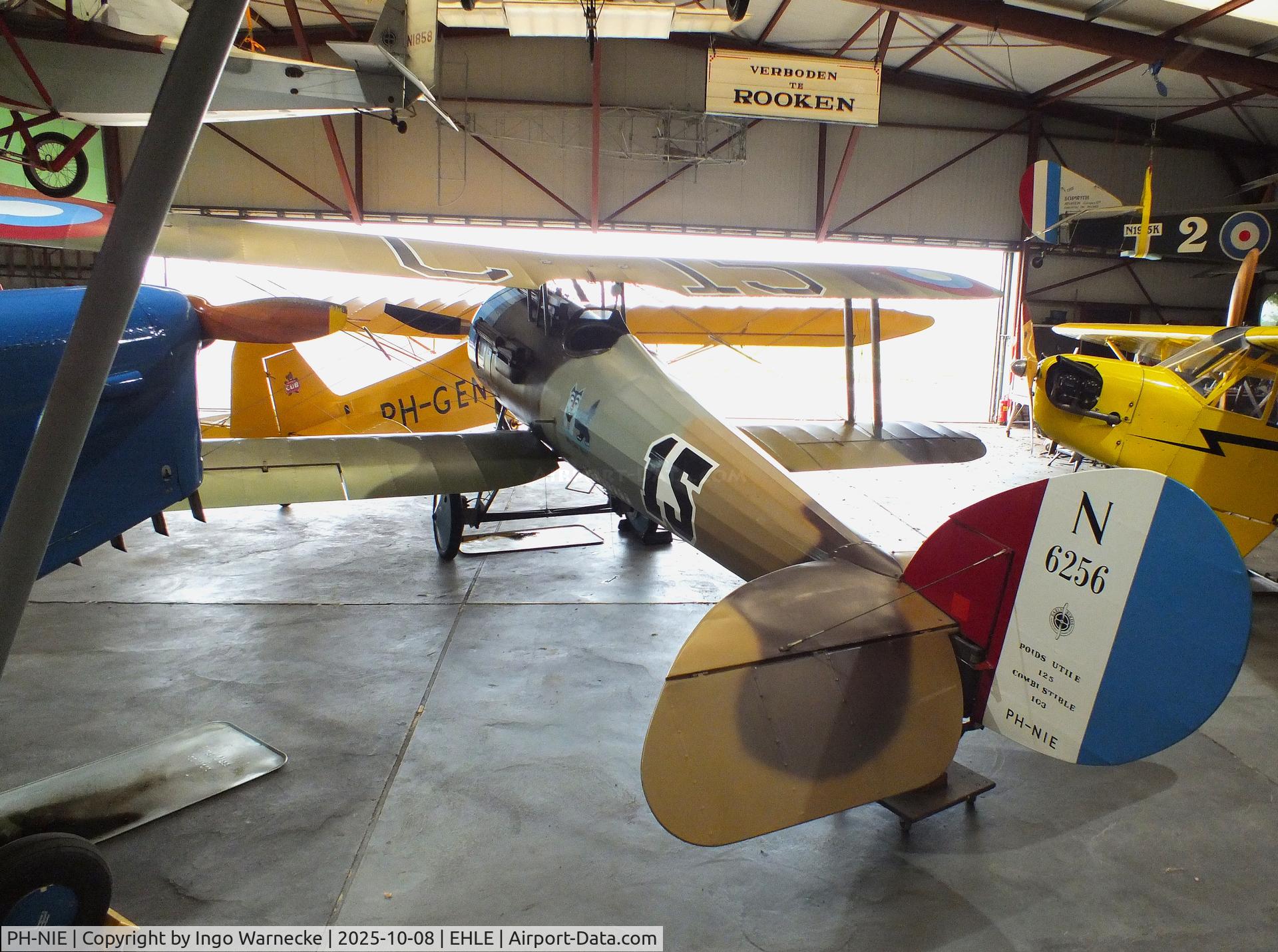PH-NIE, 1991 Nieuport 28 C.1 Replica C/N 1, Nieuport 28 C.1 replica at the Stichting Vroege Vogels / Early Birds Foundation at Lelystad airport