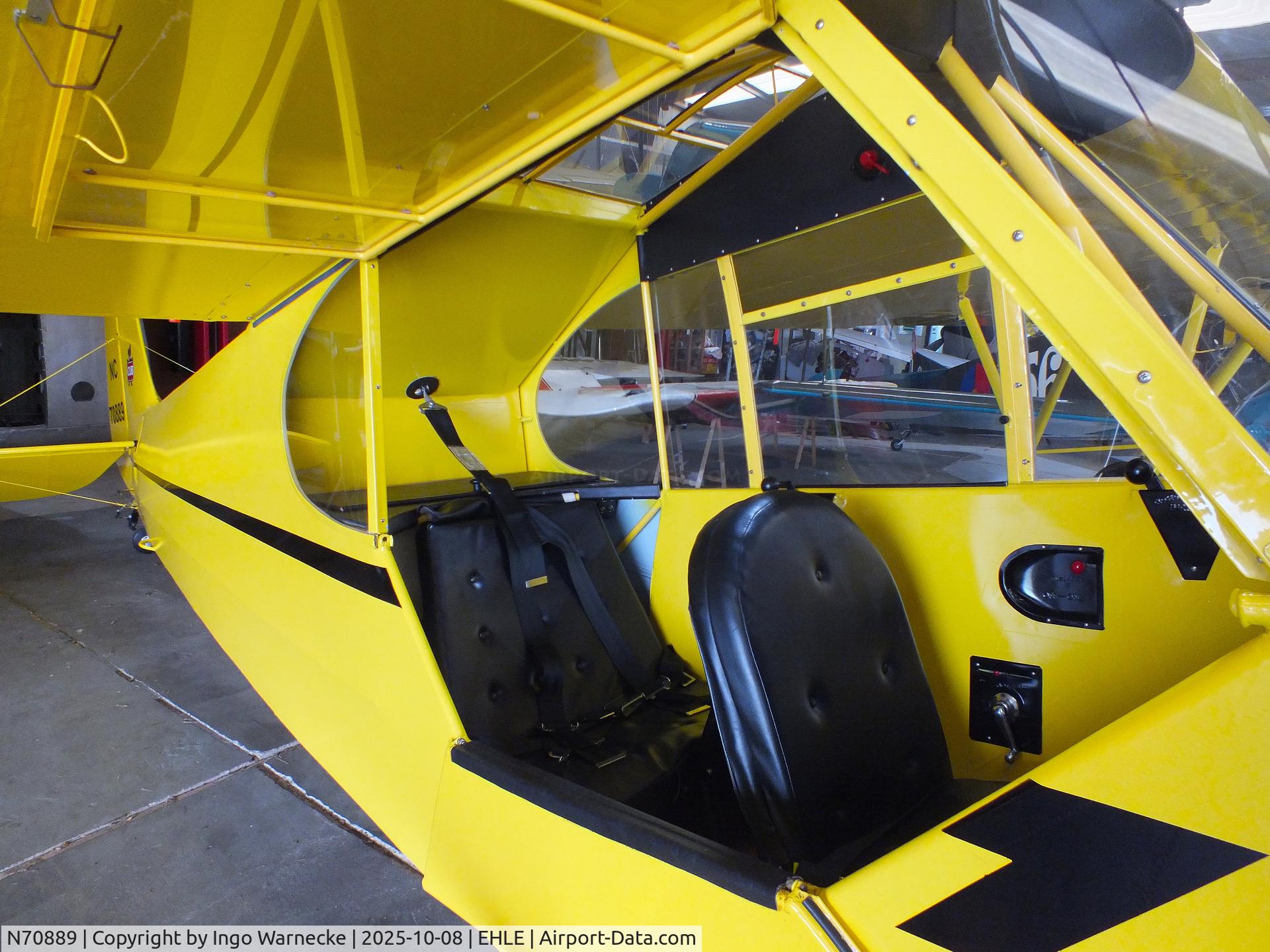 N70889, 1946 Piper J3C-65 Cub C/N 17910, Piper J3C-65D Cub at the Stichting Vroege Vogels / Early Birds Foundation at Lelystad airport #c