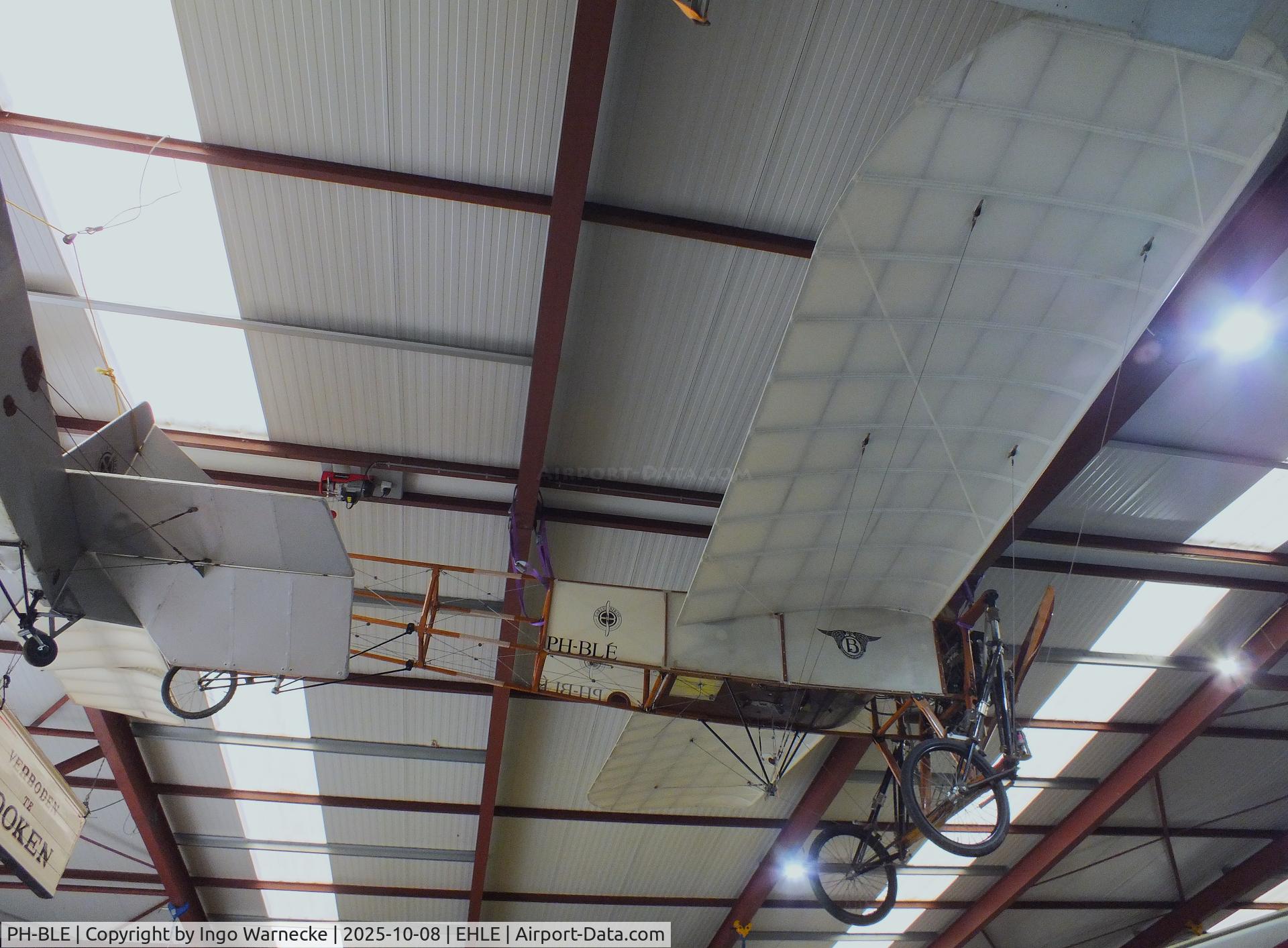 PH-BLE, St.V.V. Blériot XI C/N NVAV-78, Blériot XI replica at the Stichting Vroege Vogels / Early Birds Foundation at Lelystad airport