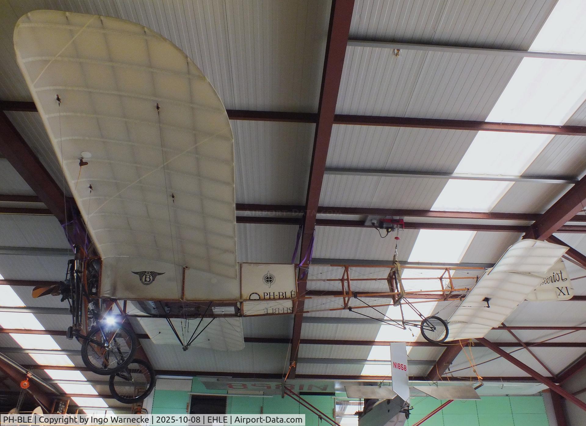 PH-BLE, St.V.V. Blériot XI C/N NVAV-78, Blériot XI replica at the Stichting Vroege Vogels / Early Birds Foundation at Lelystad airport