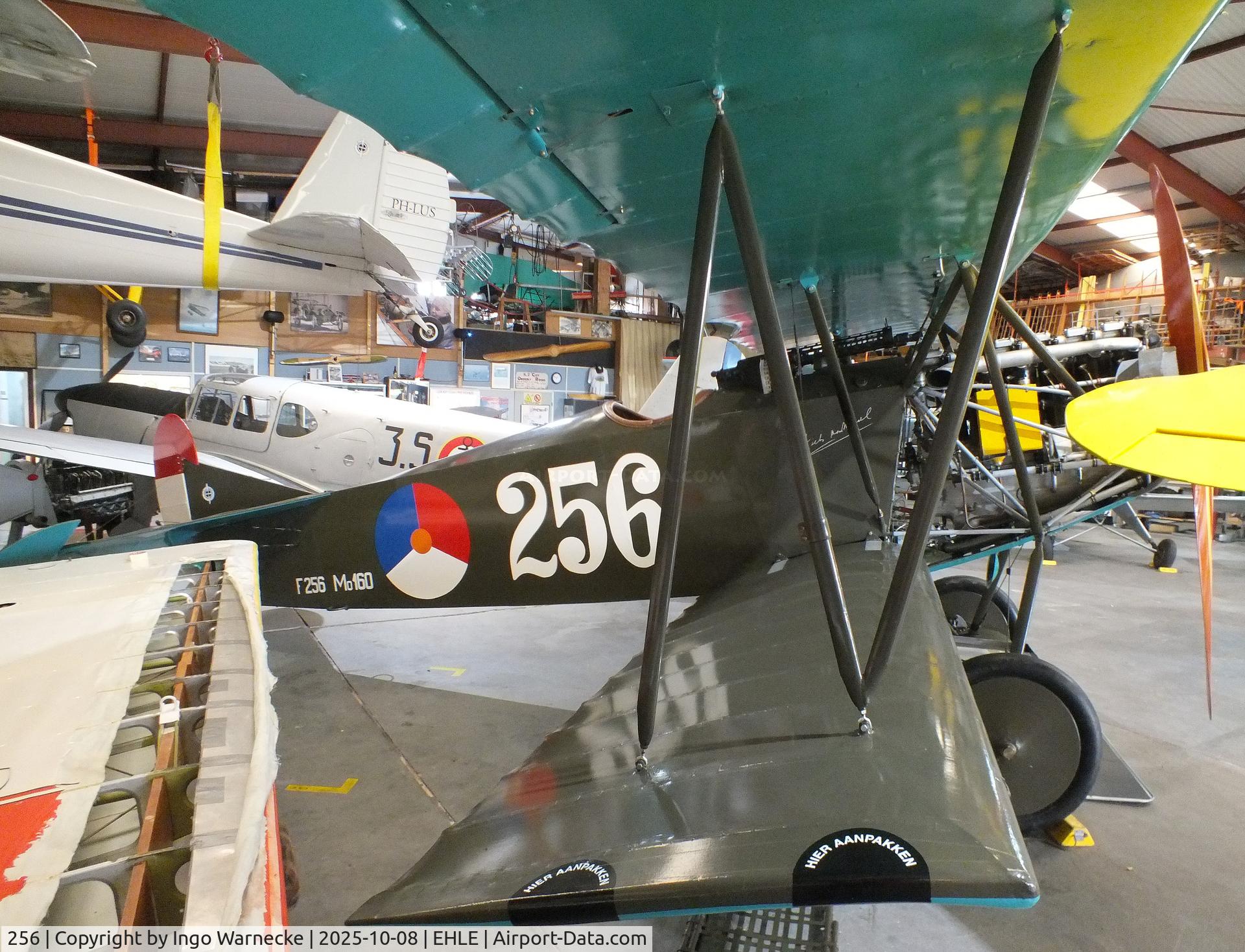 256, Fokker D-VII replica C/N Not found 256, Fokker D VII replica (powered by original WW I engine!) at the Stichting Vroege Vogels / Early Birds Foundation at Lelystad airport