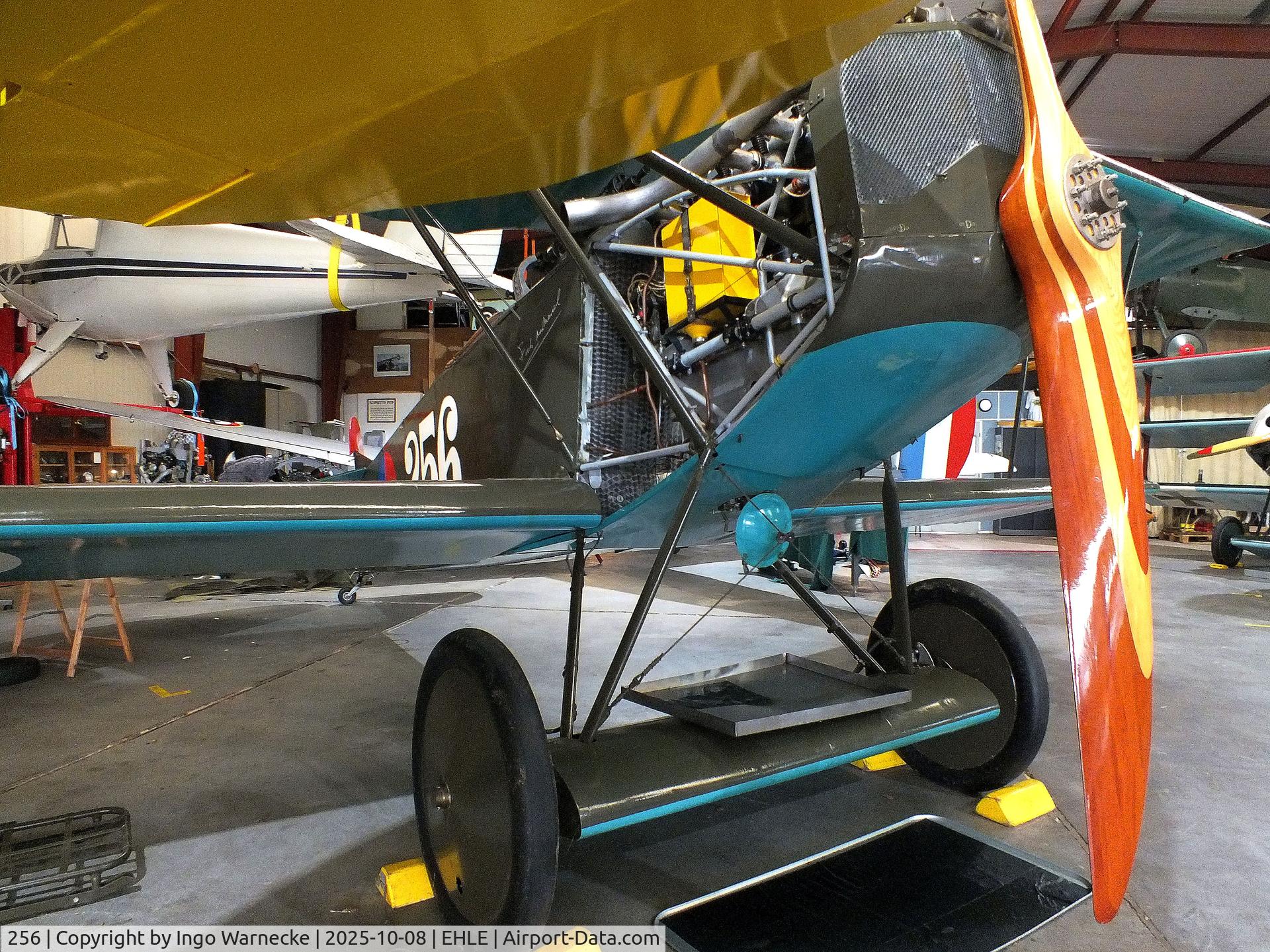 256, Fokker D-VII replica C/N Not found 256, Fokker D VII replica (powered by original WW I engine!) at the Stichting Vroege Vogels / Early Birds Foundation at Lelystad airport