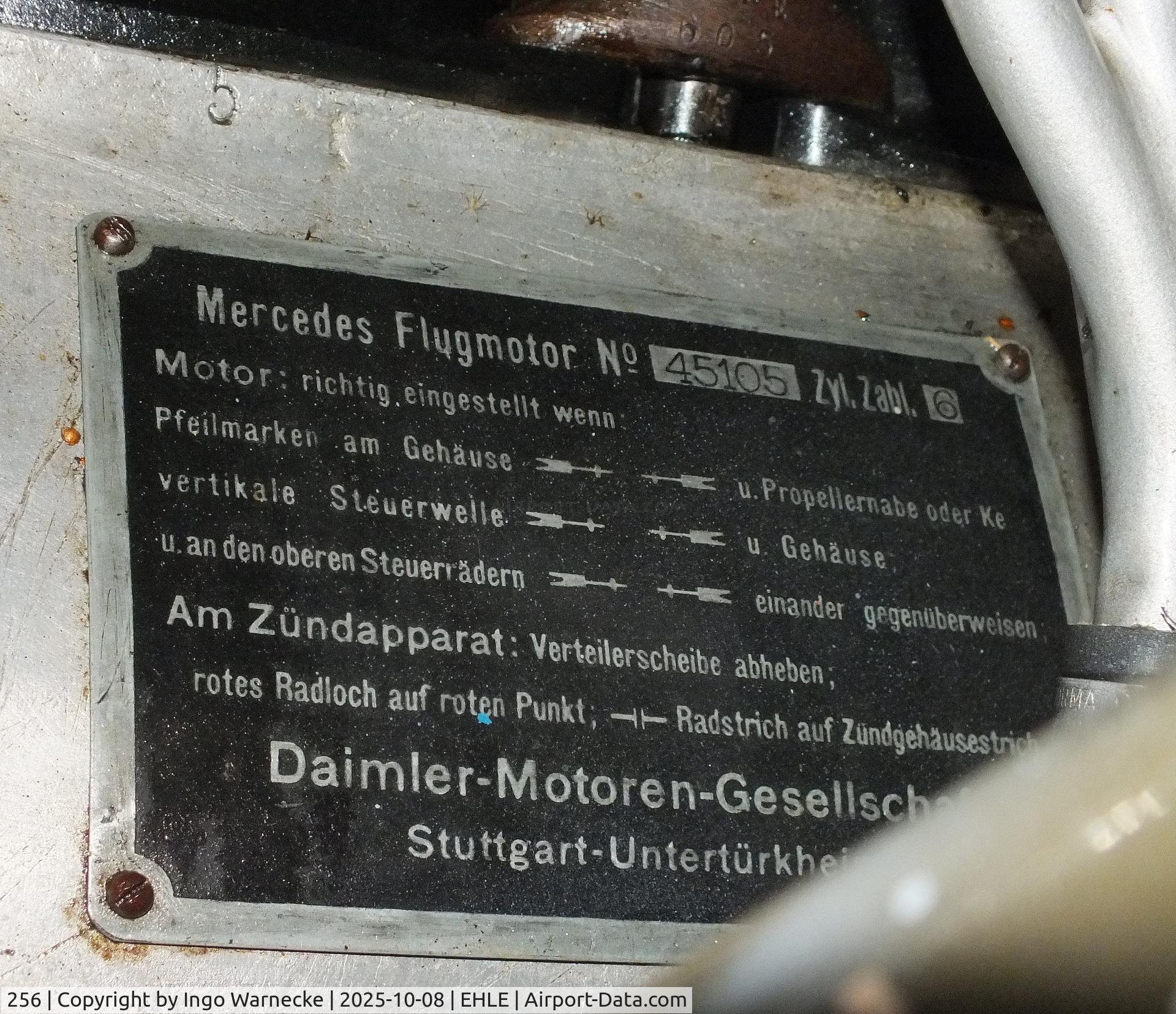 256, Fokker D-VII replica C/N Not found 256, Fokker D VII replica (powered by original WW I engine!) at the Stichting Vroege Vogels / Early Birds Foundation at Lelystad airport