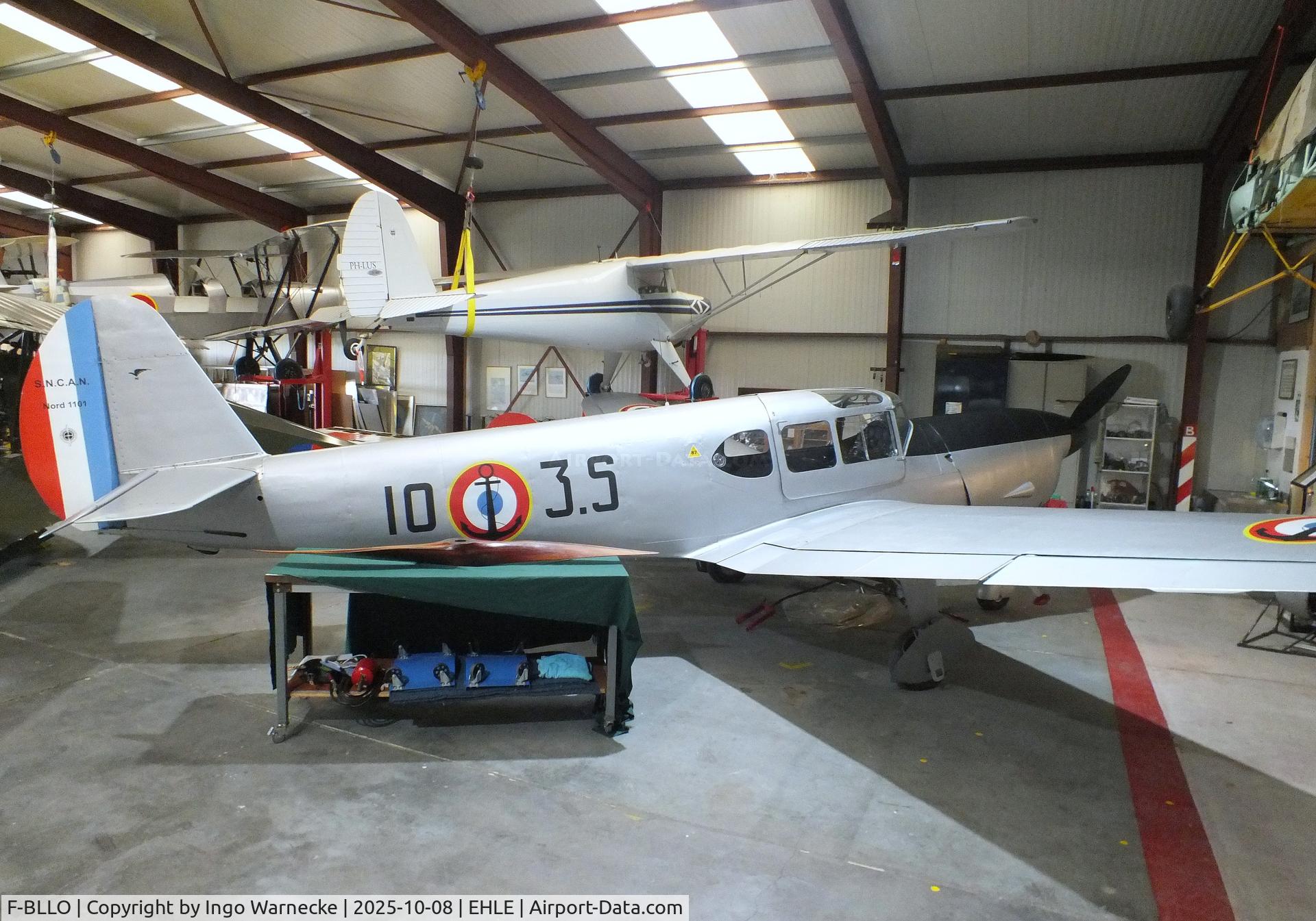 F-BLLO, Nord 1101 Noralpha C/N 179, Nord N.1101 Noralpha at the Stichting Vroege Vogels / Early Birds Foundation at Lelystad airport