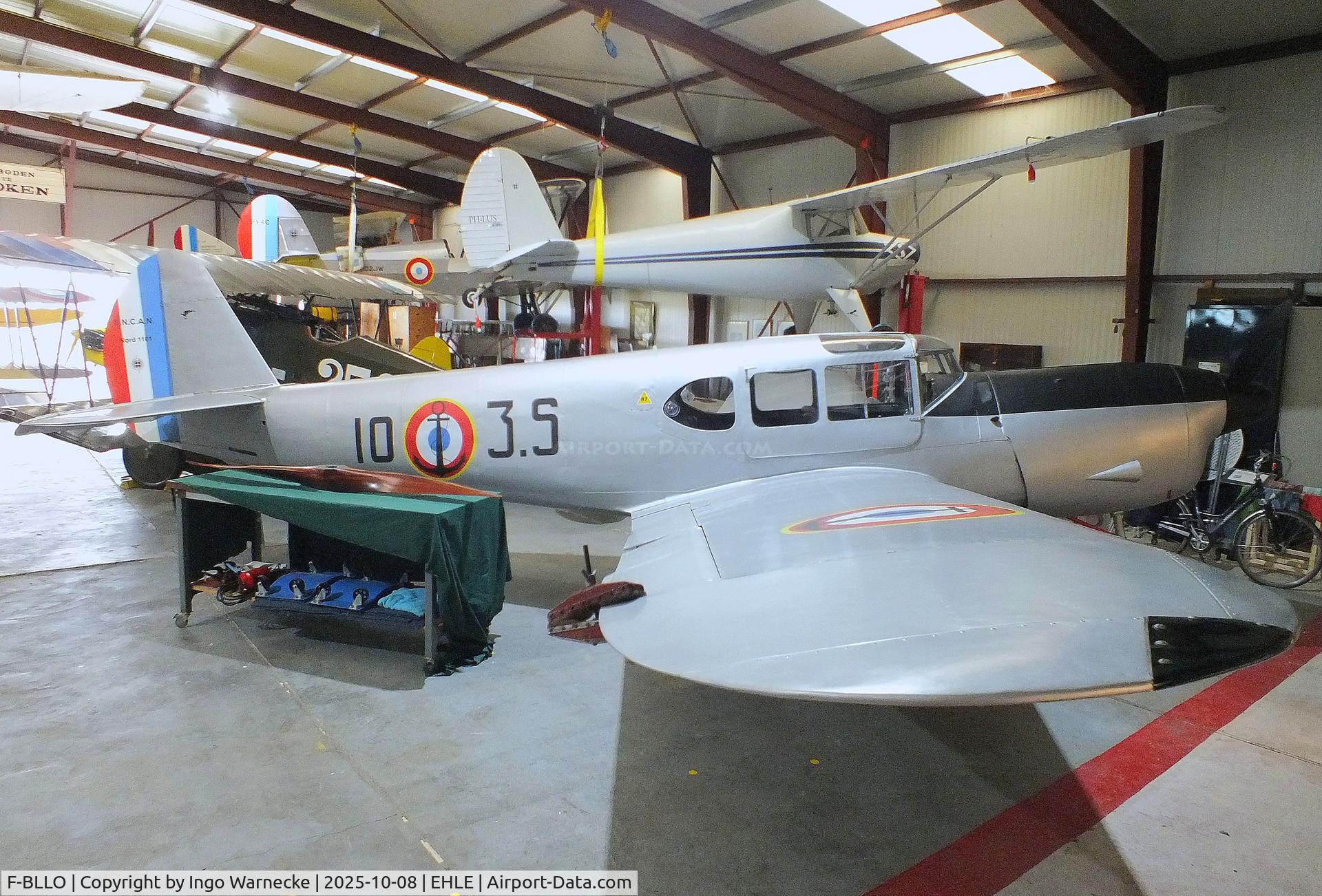 F-BLLO, Nord 1101 Noralpha C/N 179, Nord N.1101 Noralpha at the Stichting Vroege Vogels / Early Birds Foundation at Lelystad airport
