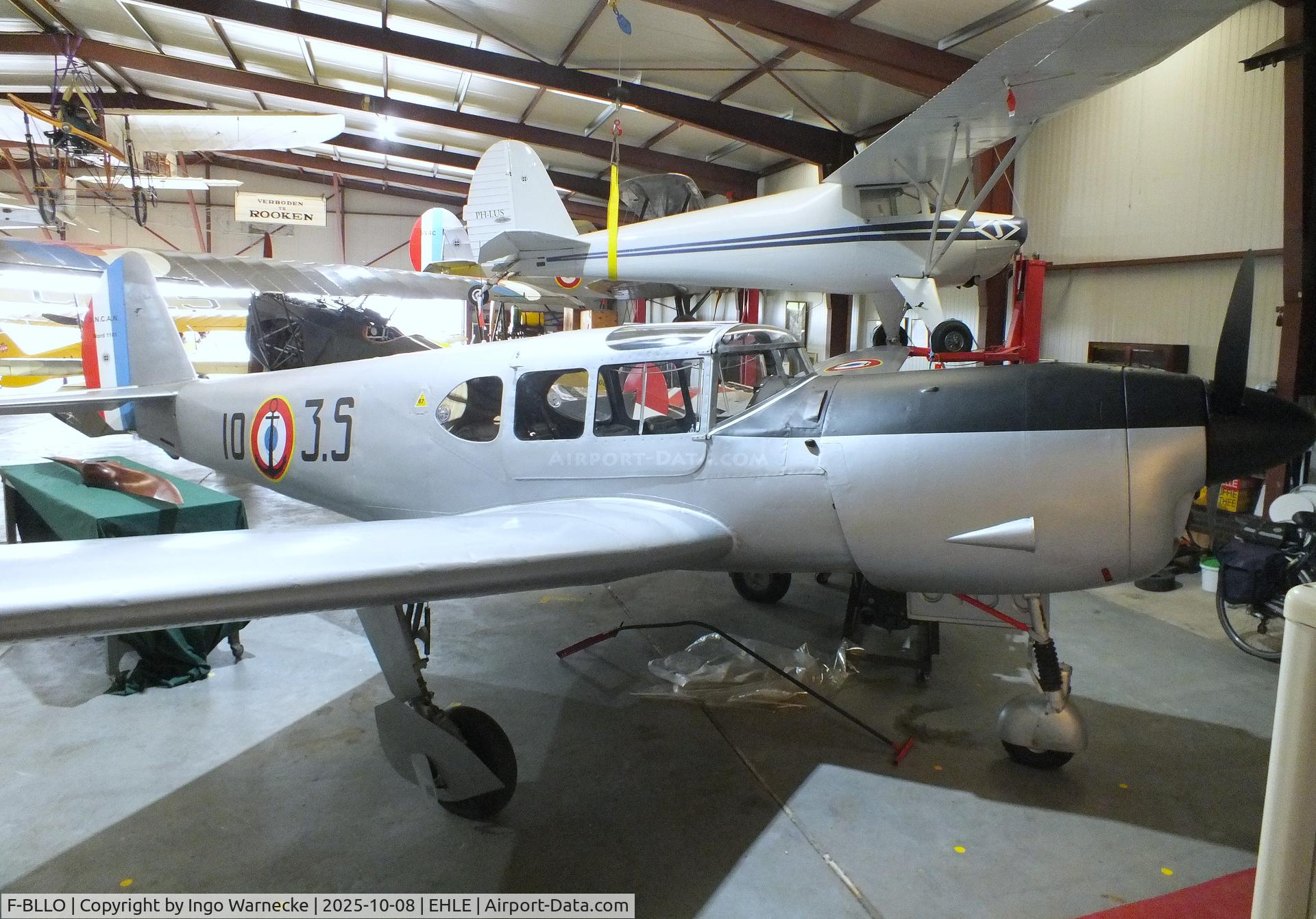 F-BLLO, Nord 1101 Noralpha C/N 179, Nord N.1101 Noralpha at the Stichting Vroege Vogels / Early Birds Foundation at Lelystad airport
