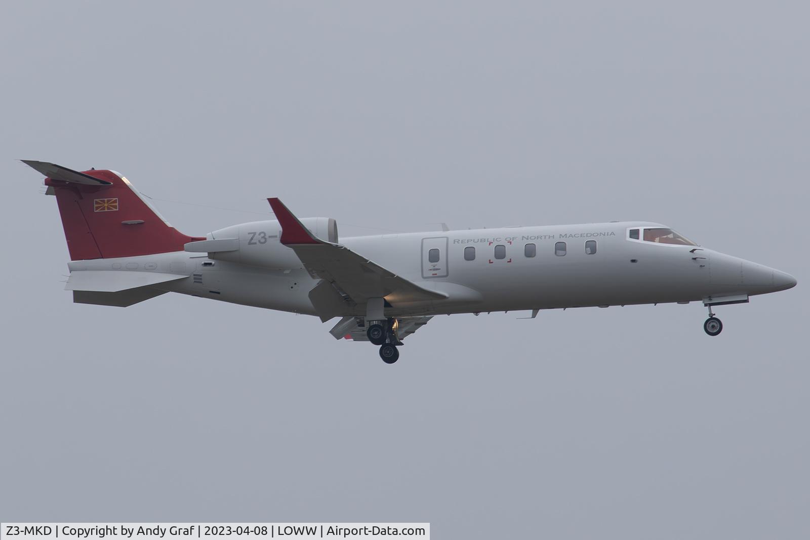 Z3-MKD, Learjet 60 C/N 60-279, Goverment of Macedonia Learjet 60