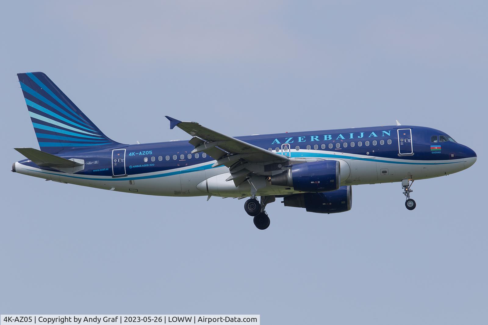4K-AZ05, 2006 Airbus A319-111 C/N 2788, Azerbaijan Airlines A319