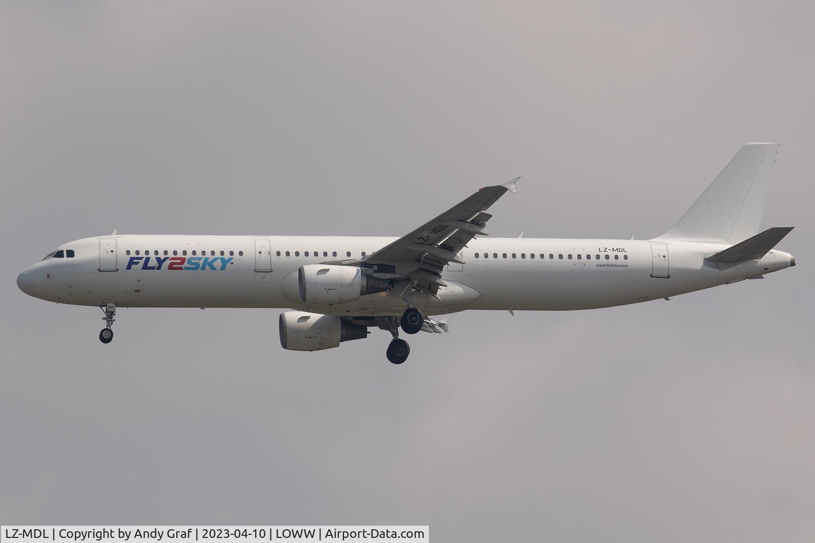 LZ-MDL, 2001 Airbus A321-211 C/N 1503, Fly2Sky A321