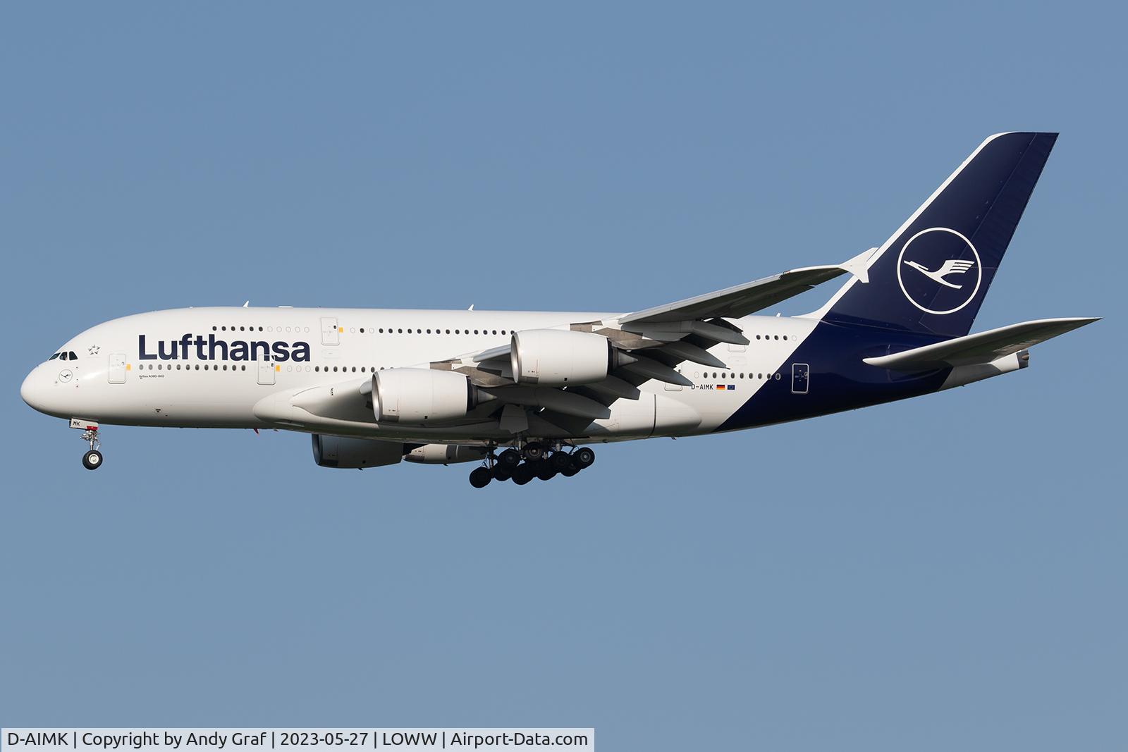 D-AIMK, 2013 Airbus A380-841 C/N 118, Lufthansa A380