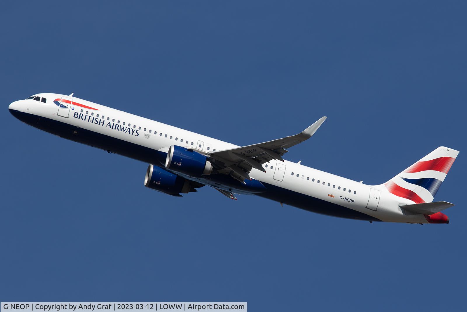 G-NEOP, 2019 Airbus A321-251NX C/N 8469, British Airways A321N