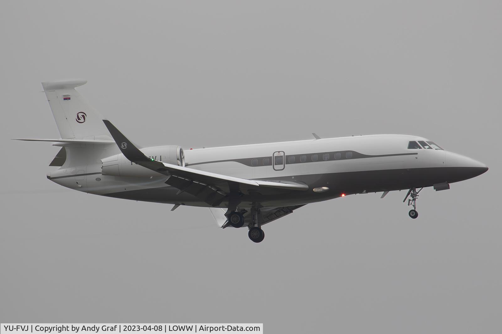 YU-FVJ, Dassault Falcon 2000X C/N 386, Untitled Falcon 2000
