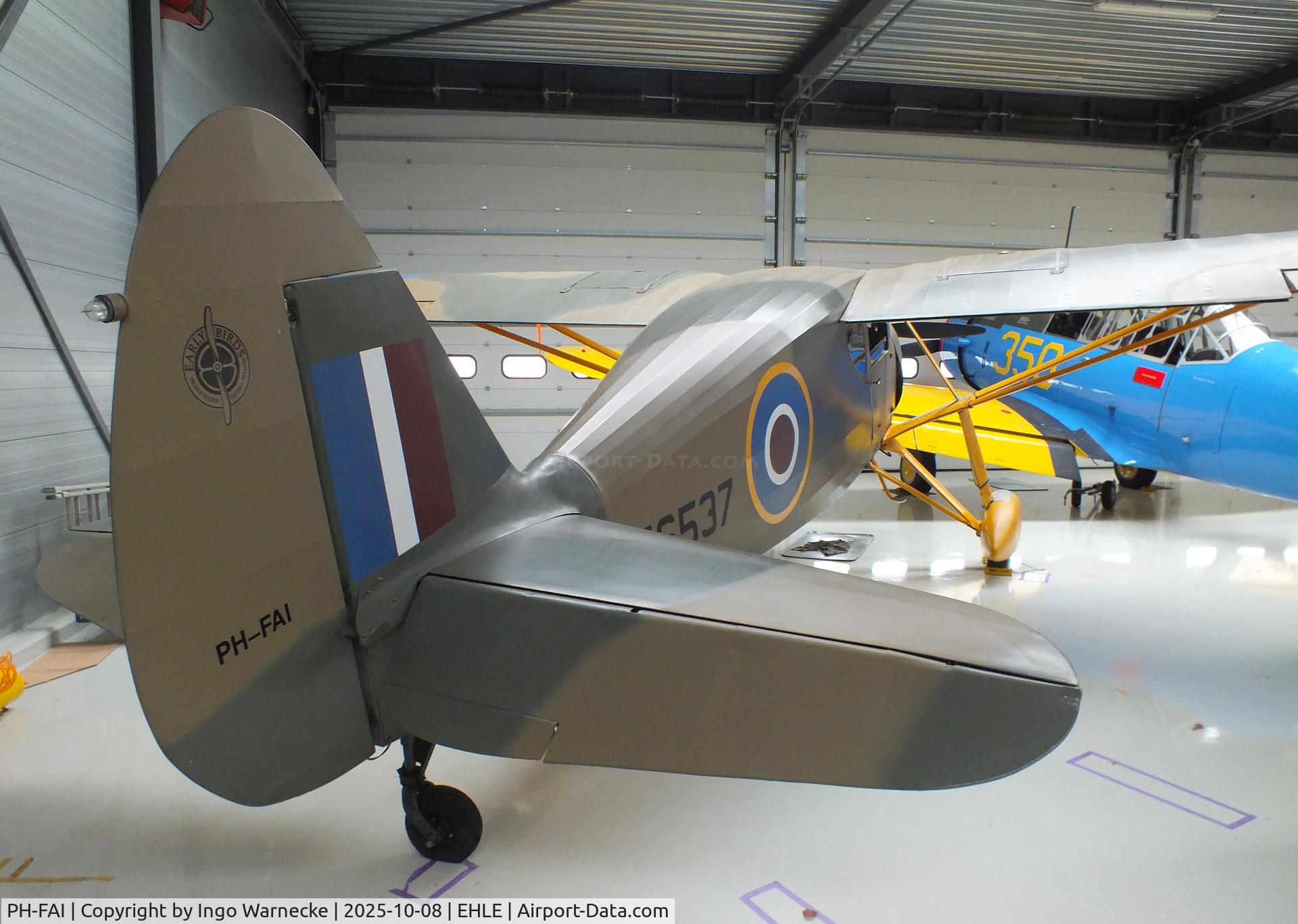 PH-FAI, 1939 Fairchild UC-61A Argus II (24W-41A) C/N 418, Fairchild UC-61A Argus II (24W-41A) at the Stichting Vroege Vogels / Early Birds Foundation at Lelystad airport