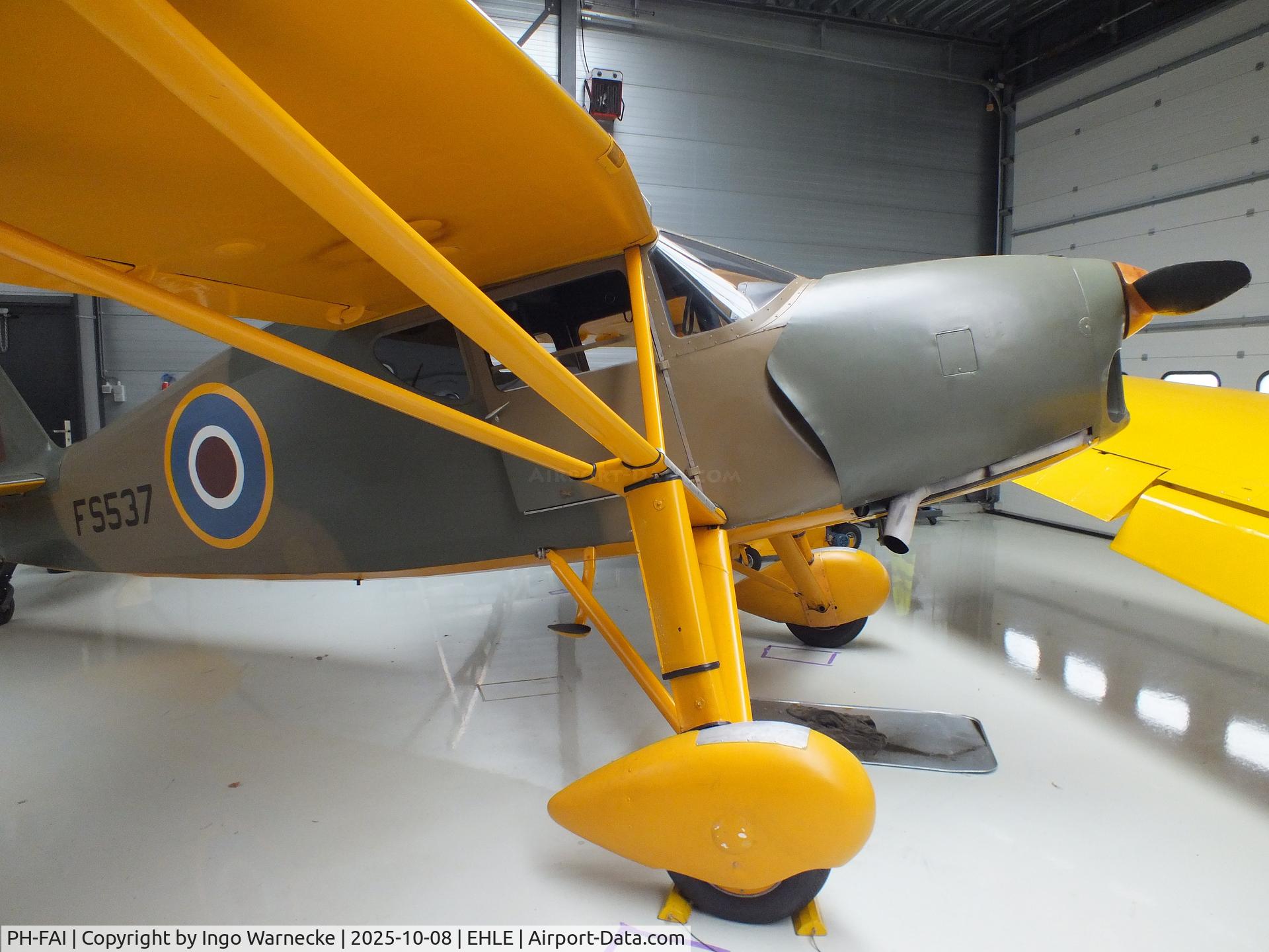 PH-FAI, 1939 Fairchild UC-61A Argus II (24W-41A) C/N 418, Fairchild UC-61A Argus II (24W-41A) at the Stichting Vroege Vogels / Early Birds Foundation at Lelystad airport