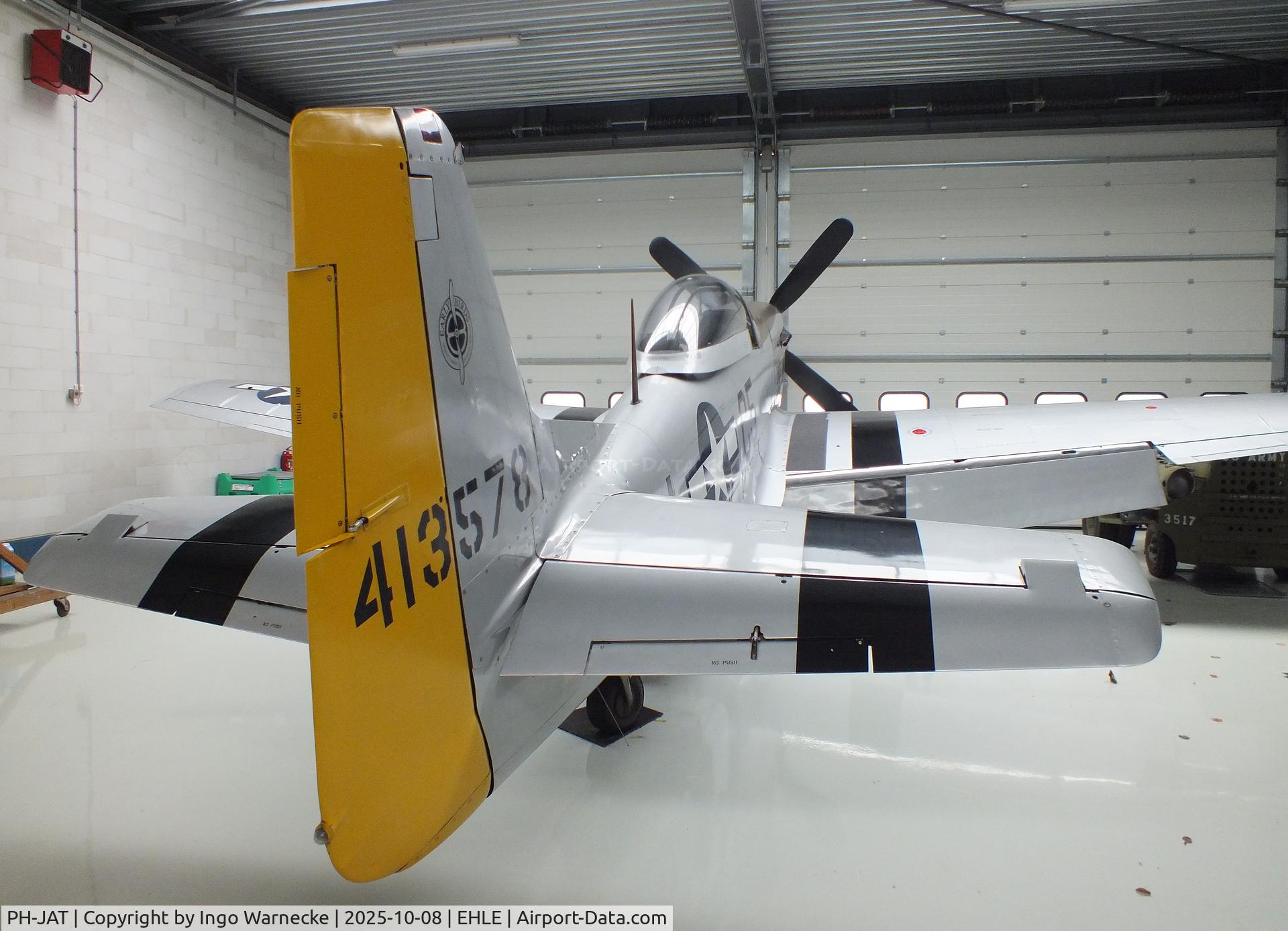 PH-JAT, 1944 North American P-51D Mustang C/N 122-41463, North American P-51D Mustang at the Stichting Vroege Vogels / Early Birds Foundation at Lelystad airport