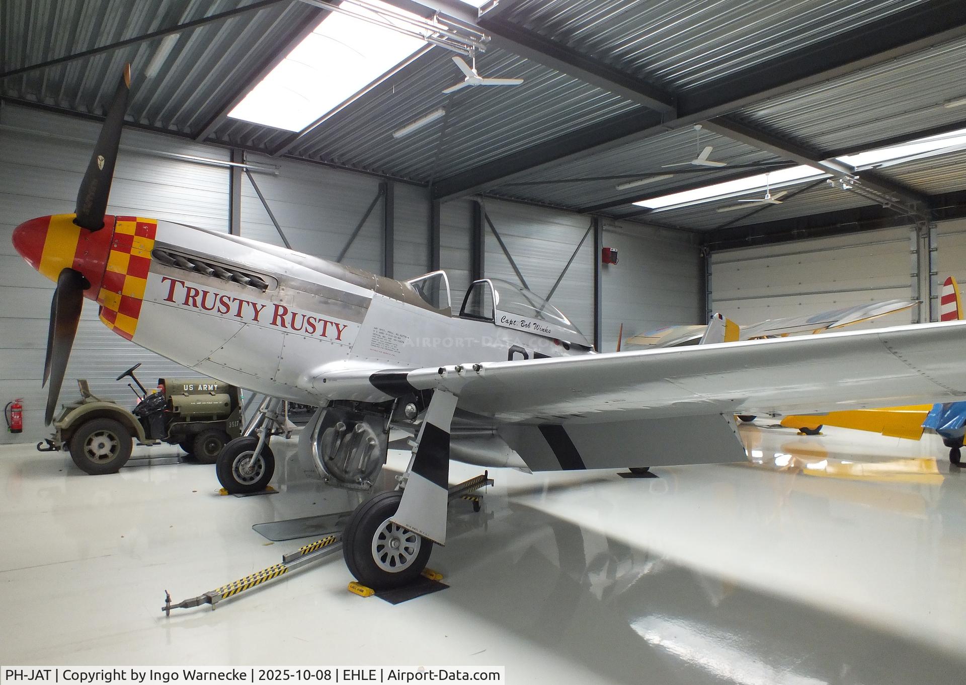 PH-JAT, 1944 North American P-51D Mustang C/N 122-41463, North American P-51D Mustang at the Stichting Vroege Vogels / Early Birds Foundation at Lelystad airport