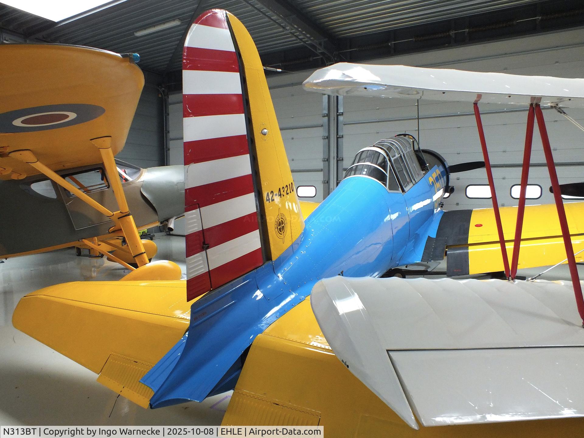 N313BT, Consolidated Vultee BT-13A Valiant C/N 10425, Vultee BT-13A Valiant at the Stichting Vroege Vogels / Early Birds Foundation at Lelystad airport