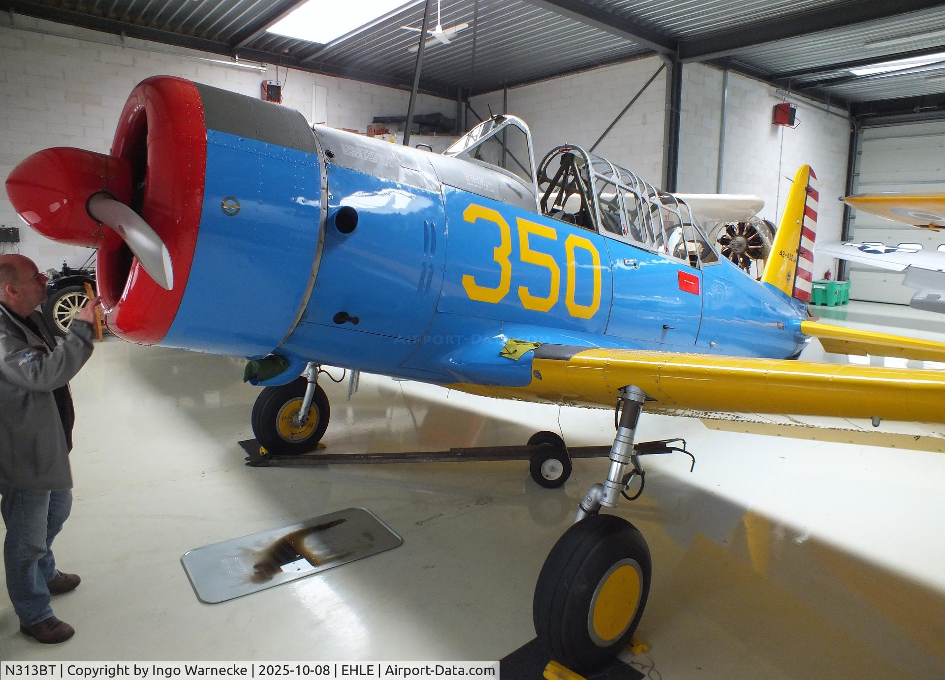 N313BT, Consolidated Vultee BT-13A Valiant C/N 10425, Vultee BT-13A Valiant at the Stichting Vroege Vogels / Early Birds Foundation at Lelystad airport 
