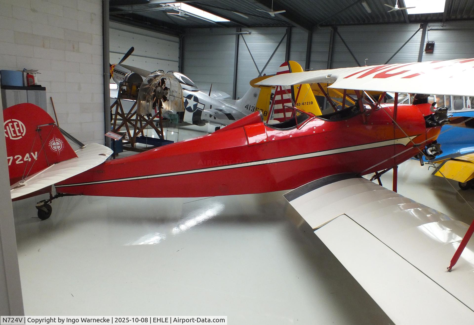 N724V, 1946 Fleet Model 2 C/N 290, Fleet Model 2 at the Stichting Vroege Vogels / Early Birds Foundation at Lelystad airport
