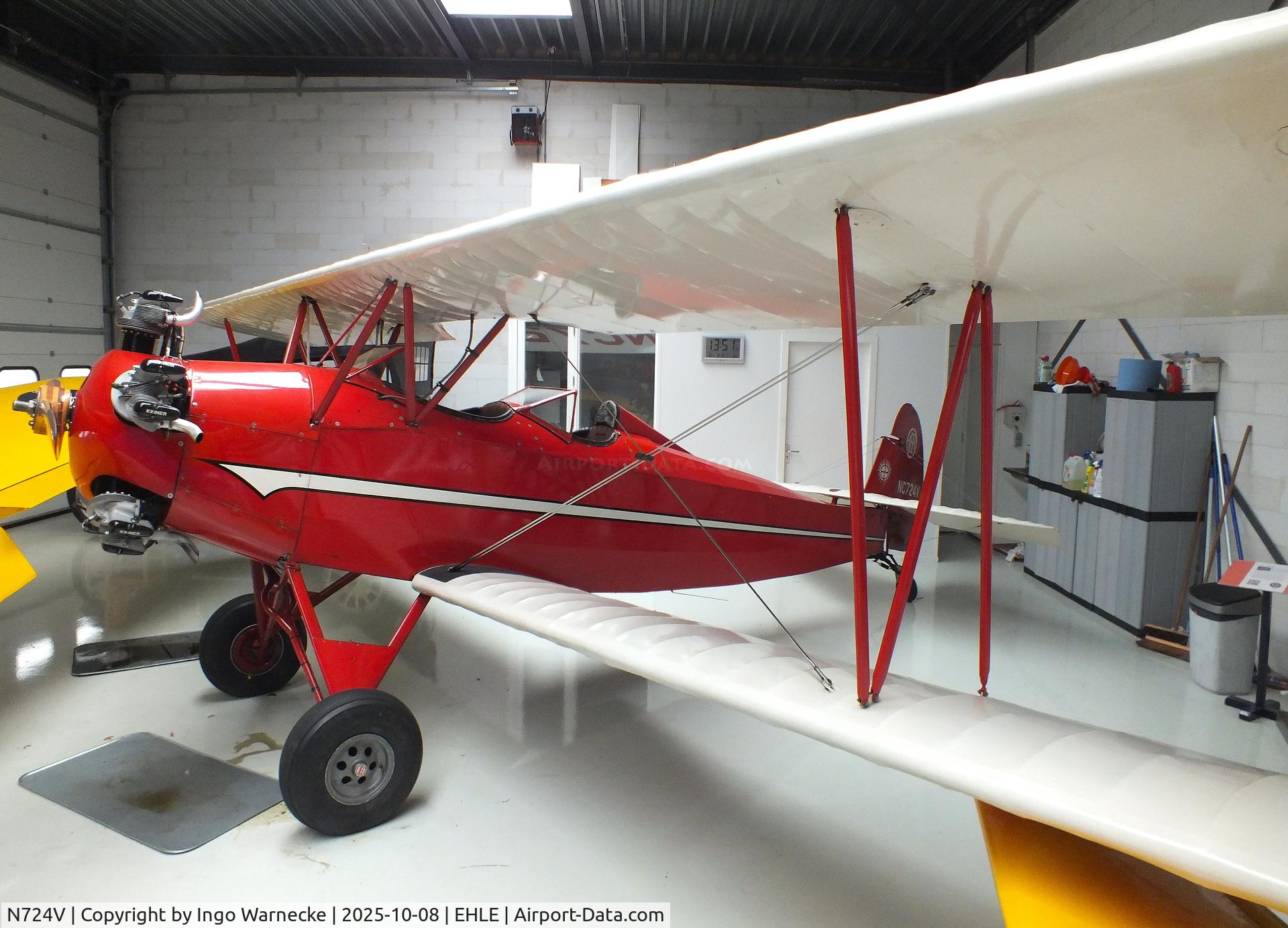 N724V, 1946 Fleet Model 2 C/N 290, Fleet Model 2 at the Stichting Vroege Vogels / Early Birds Foundation at Lelystad airport