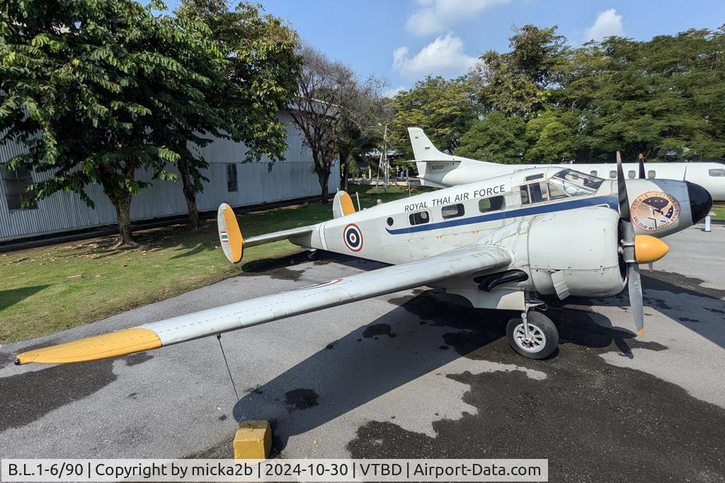 B.L.1-6/90, Beechcraft C-45F Expeditor C/N 8411, Preserved. Ex USAAF (44-87152) and ex RAF KN134