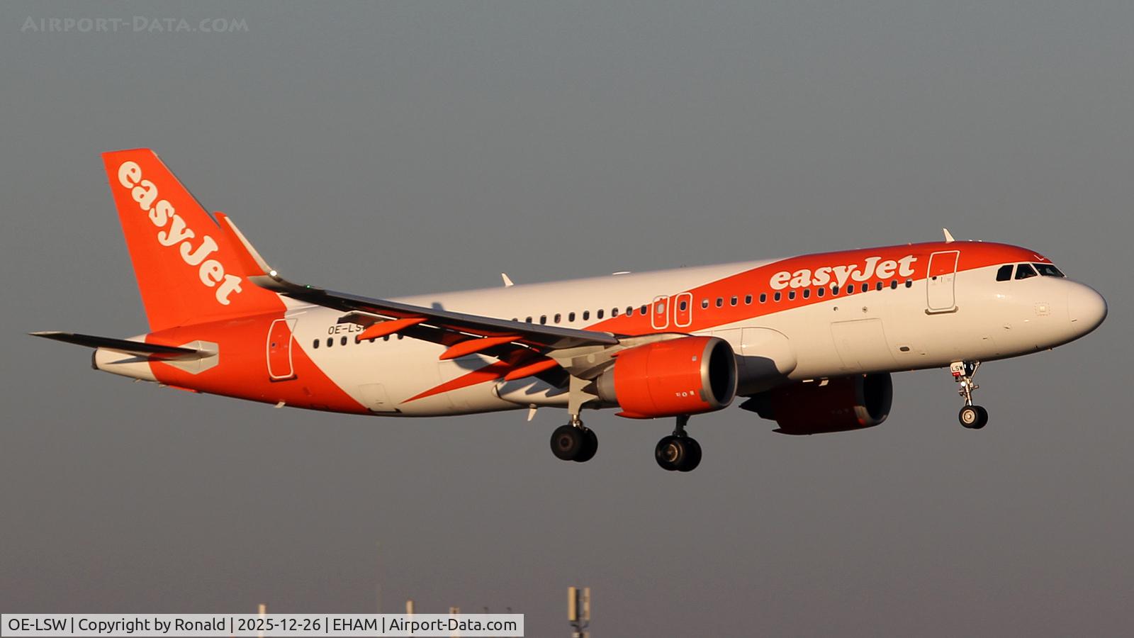 OE-LSW, 2024 Airbus A320-251N C/N 11989, at eham