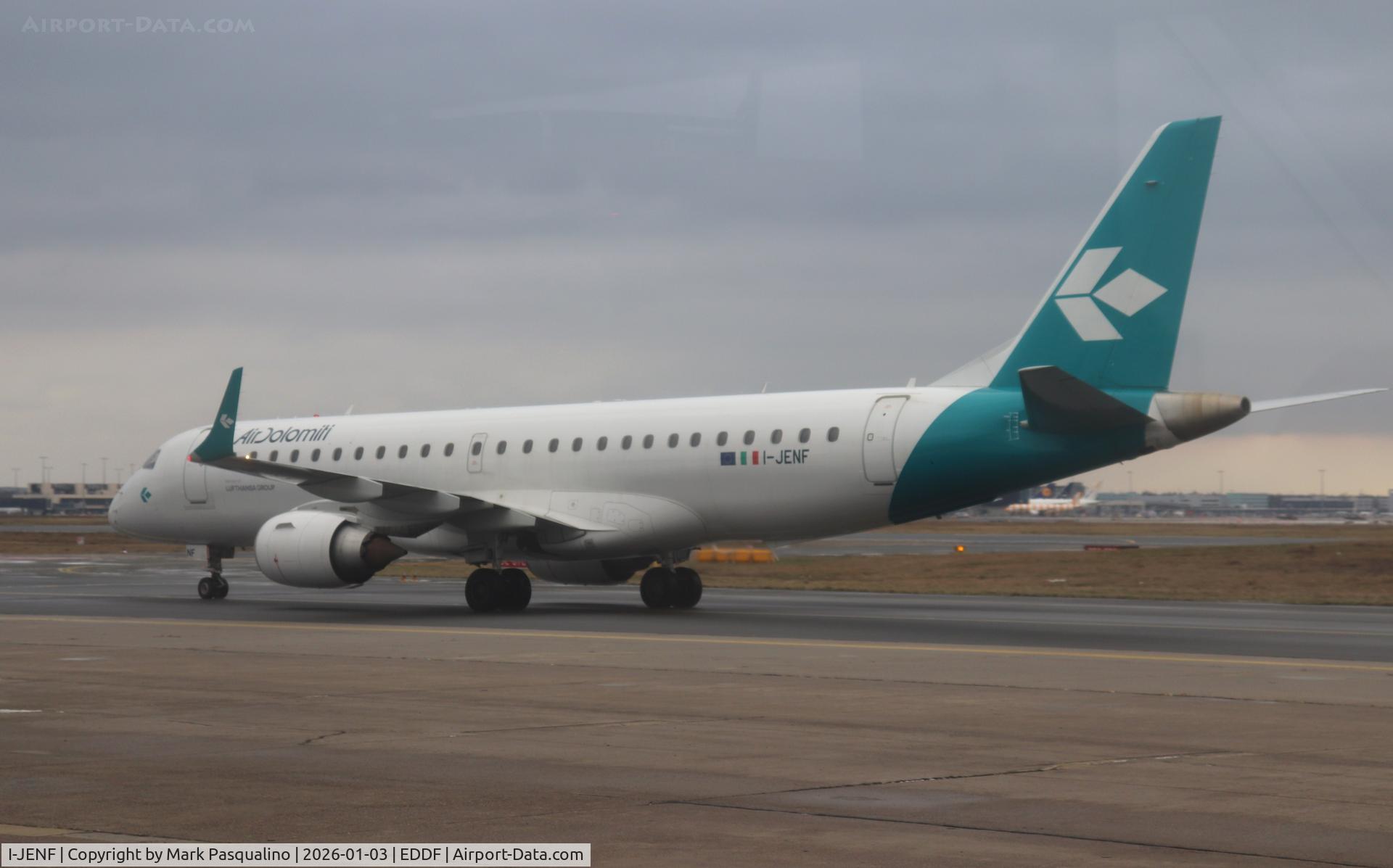 I-JENF, 2010 Embraer ERJ 190 LR C/N 19000337, ERJ-190-100LR