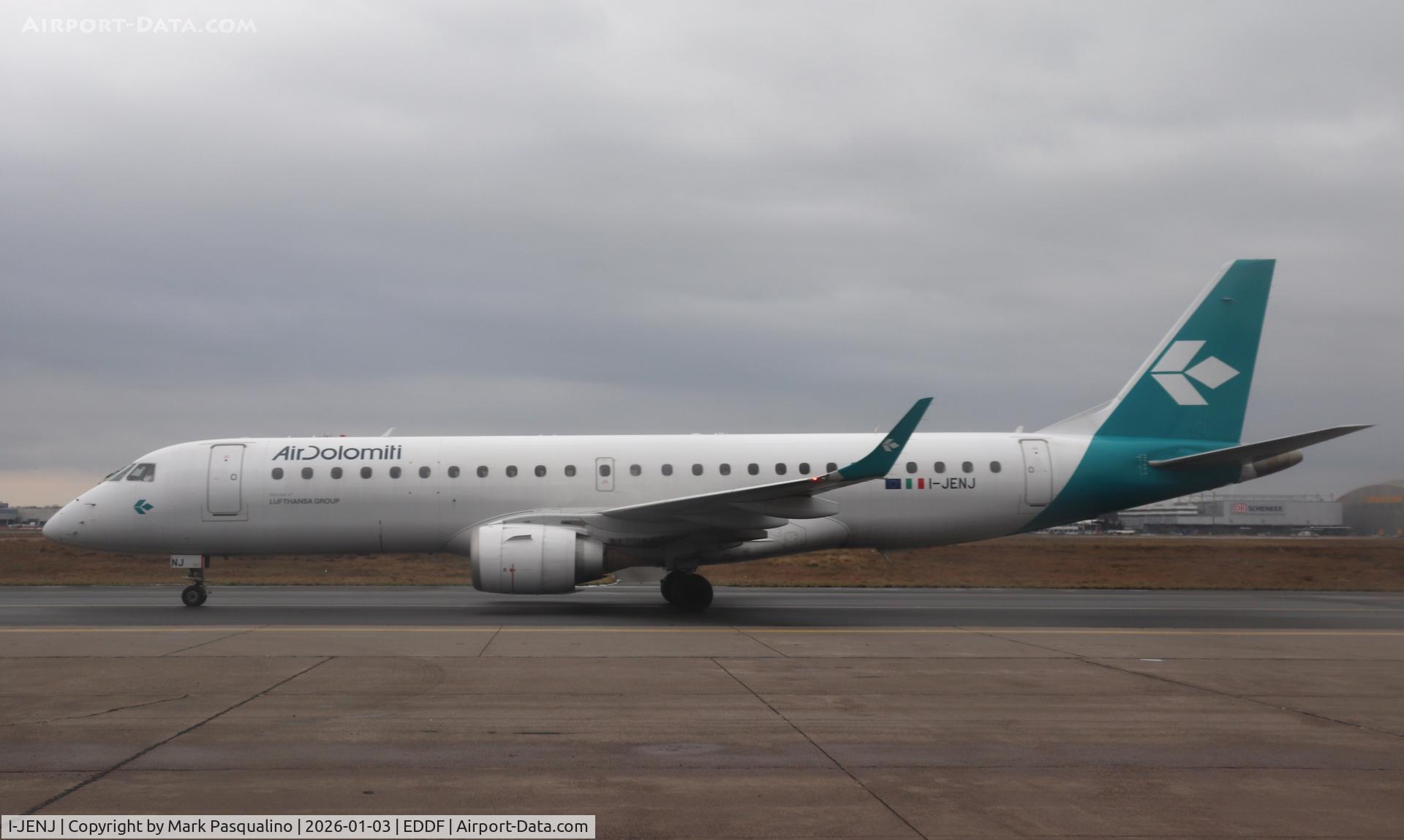 I-JENJ, 2010 Embraer 190LR (ERJ-190-100LR) C/N 376, ERJ-190-100LR