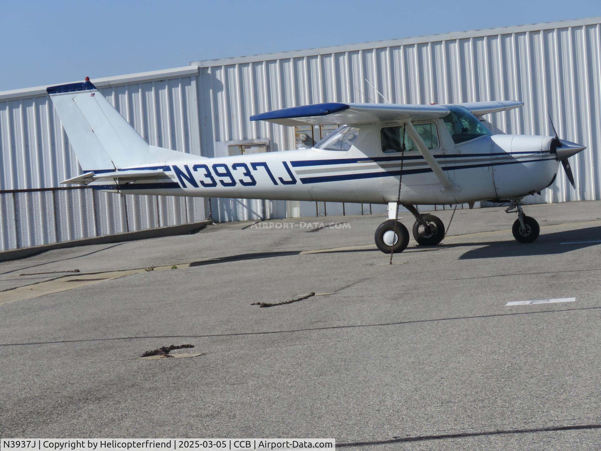 N3937J, 1966 Cessna 150G C/N 15065237, Parked north of paint shop