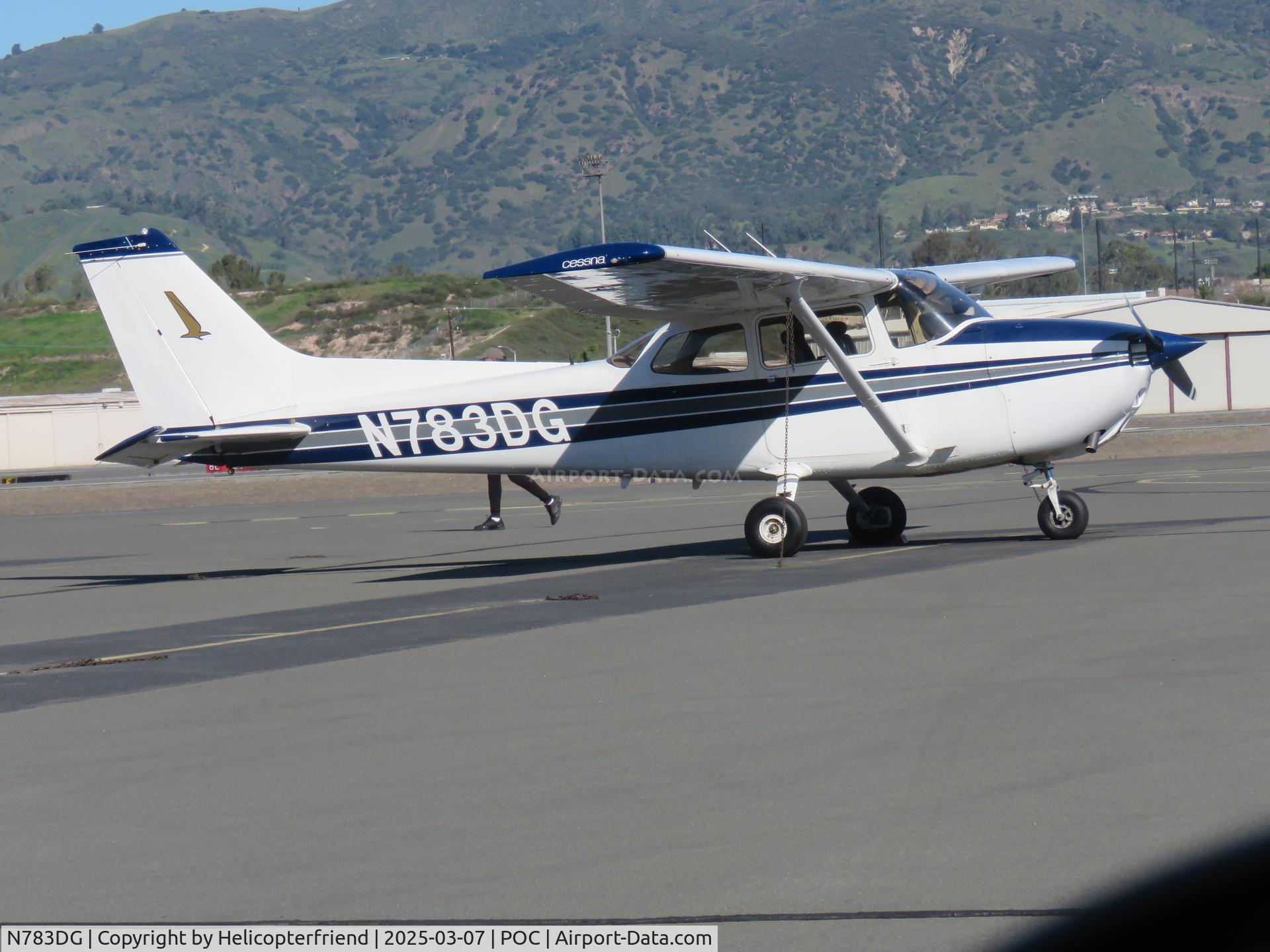 N783DG, 1980 Cessna 172P C/N 17274063, Parked in transit parking