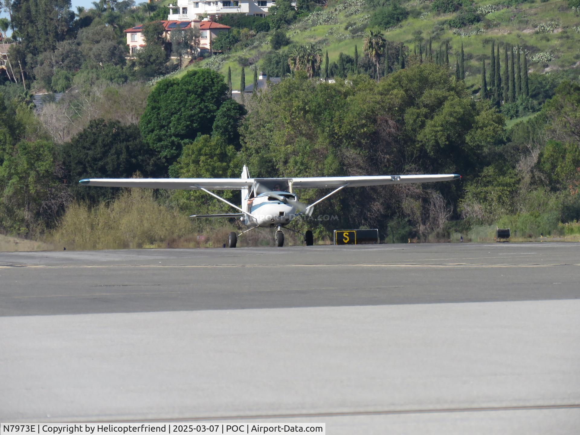 N7973E, 1959 Cessna 150 C/N 17773, On taxiway Sierra