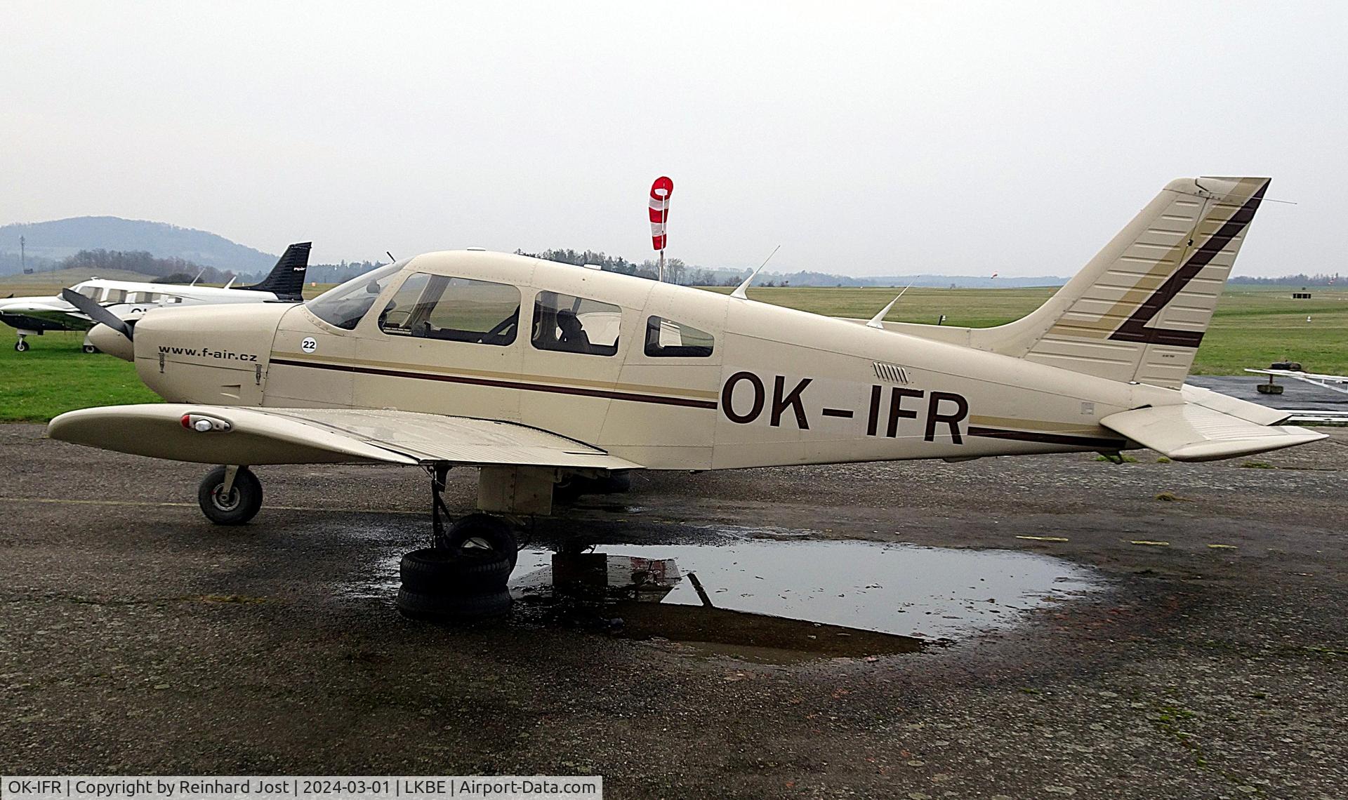 OK-IFR, Piper PA-28-181 Archer II C/N 28-8290131, FAIR Archer with fleet number 22 awaiting its next duty at Benesov, Czech Republic