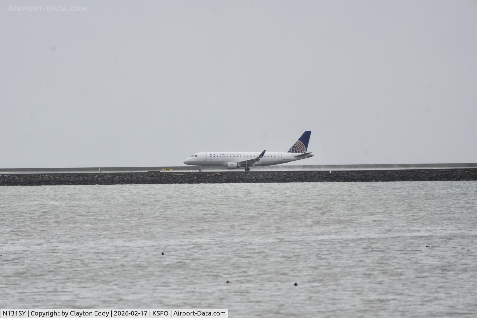 N131SY, 2015 Embraer 175LR (ERJ-170-200LR) C/N 17000450, SFO 2026