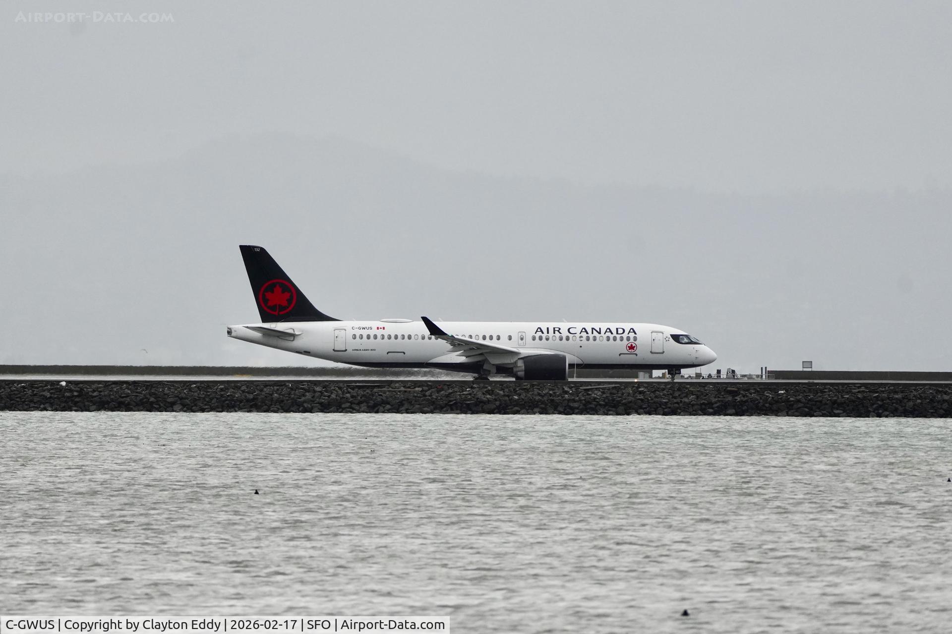 C-GWUS, 2022 Airbus A220-371 C/N 55190, SFO 2026