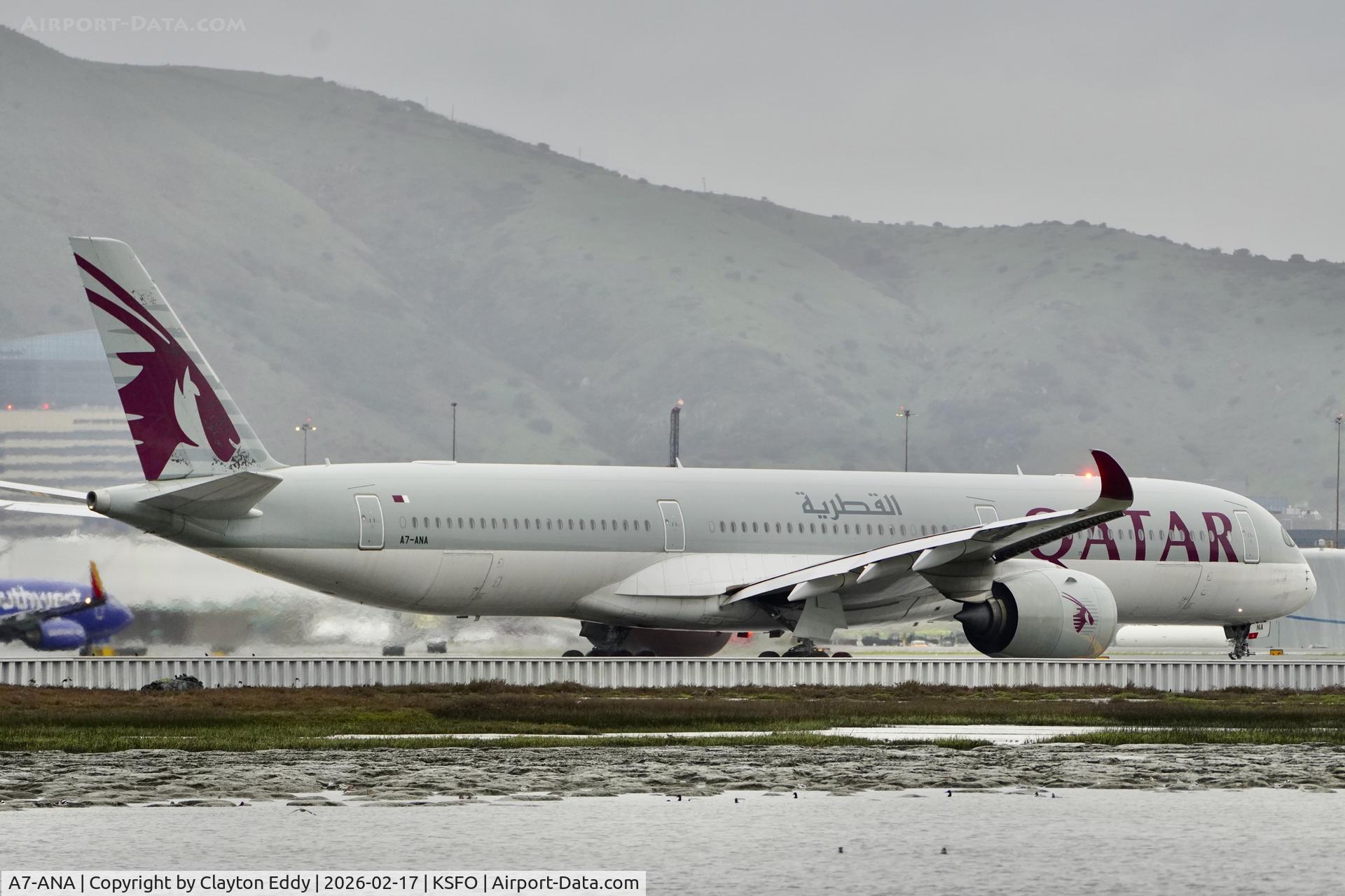 A7-ANA, 2017 Airbus A350-1041 C/N 088, SFO 2026
