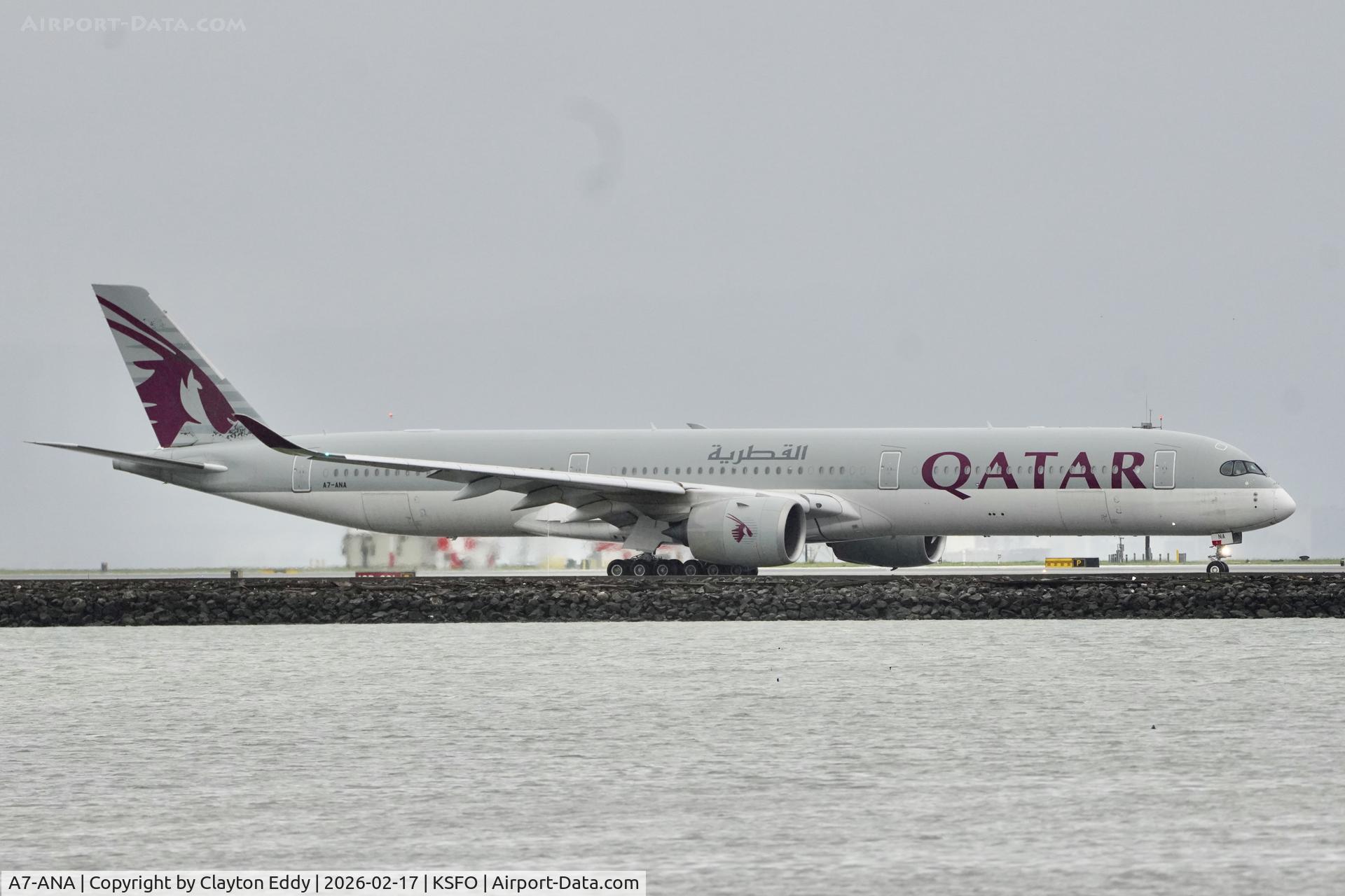 A7-ANA, 2017 Airbus A350-1041 C/N 088, SFO 2026