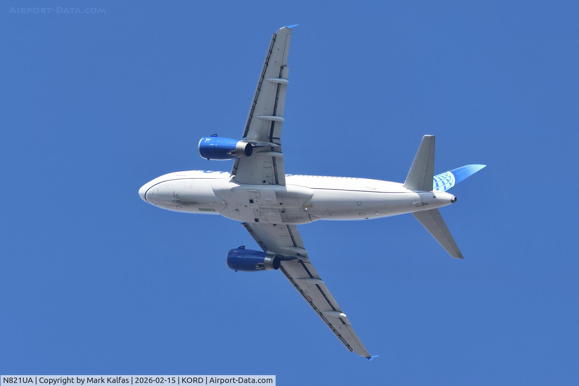 N821UA, 1998 Airbus A319-131 C/N 944, A319 United Airbus A319-131 N821UA UA752 ORD-DCA