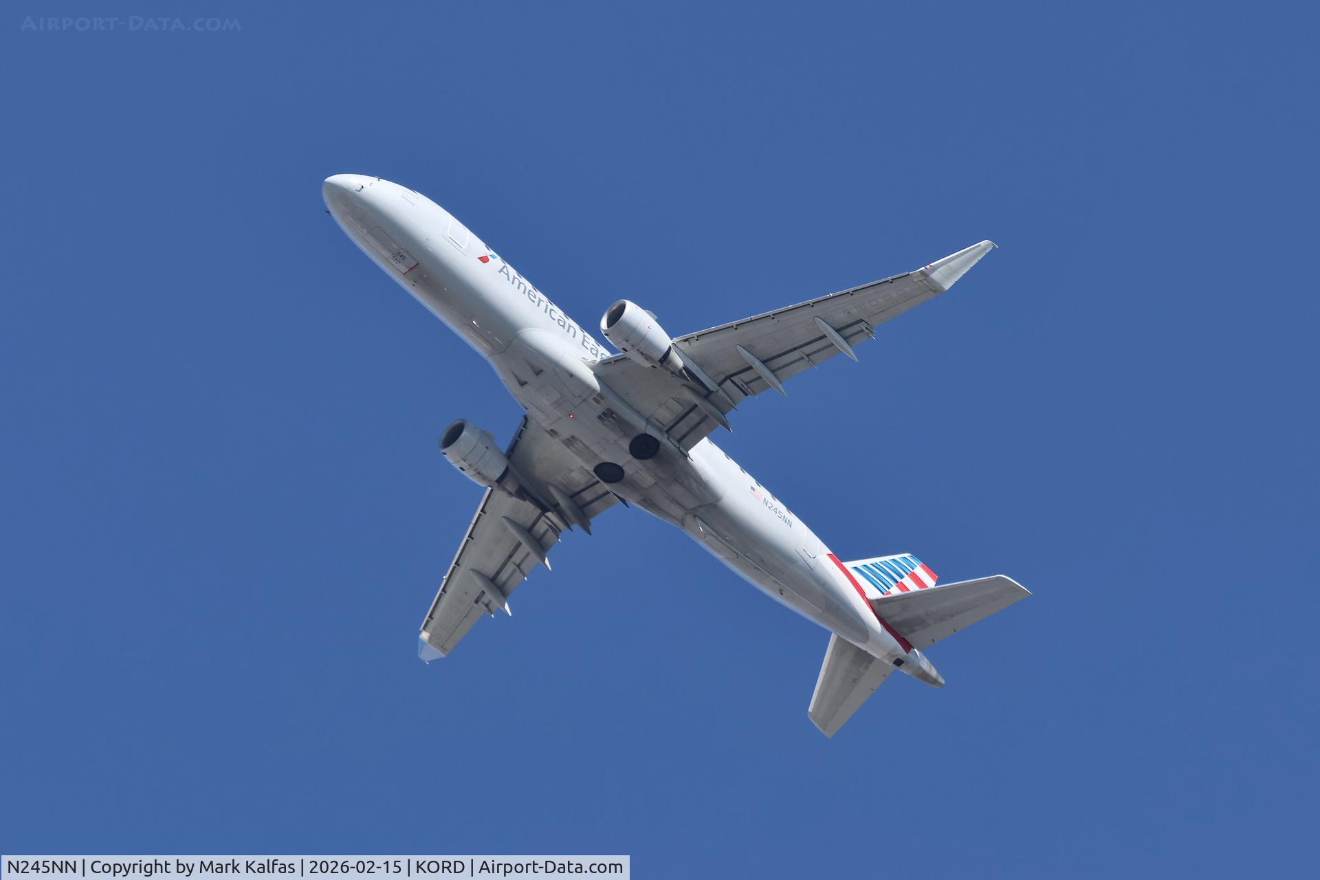 N245NN, 2016 Embraer 175LR (ERJ-170-200LR) C/N 17000614, E75L Envoy/ American Eagle Embraer 170/175, N245NN ENY3623 ORD-FSD