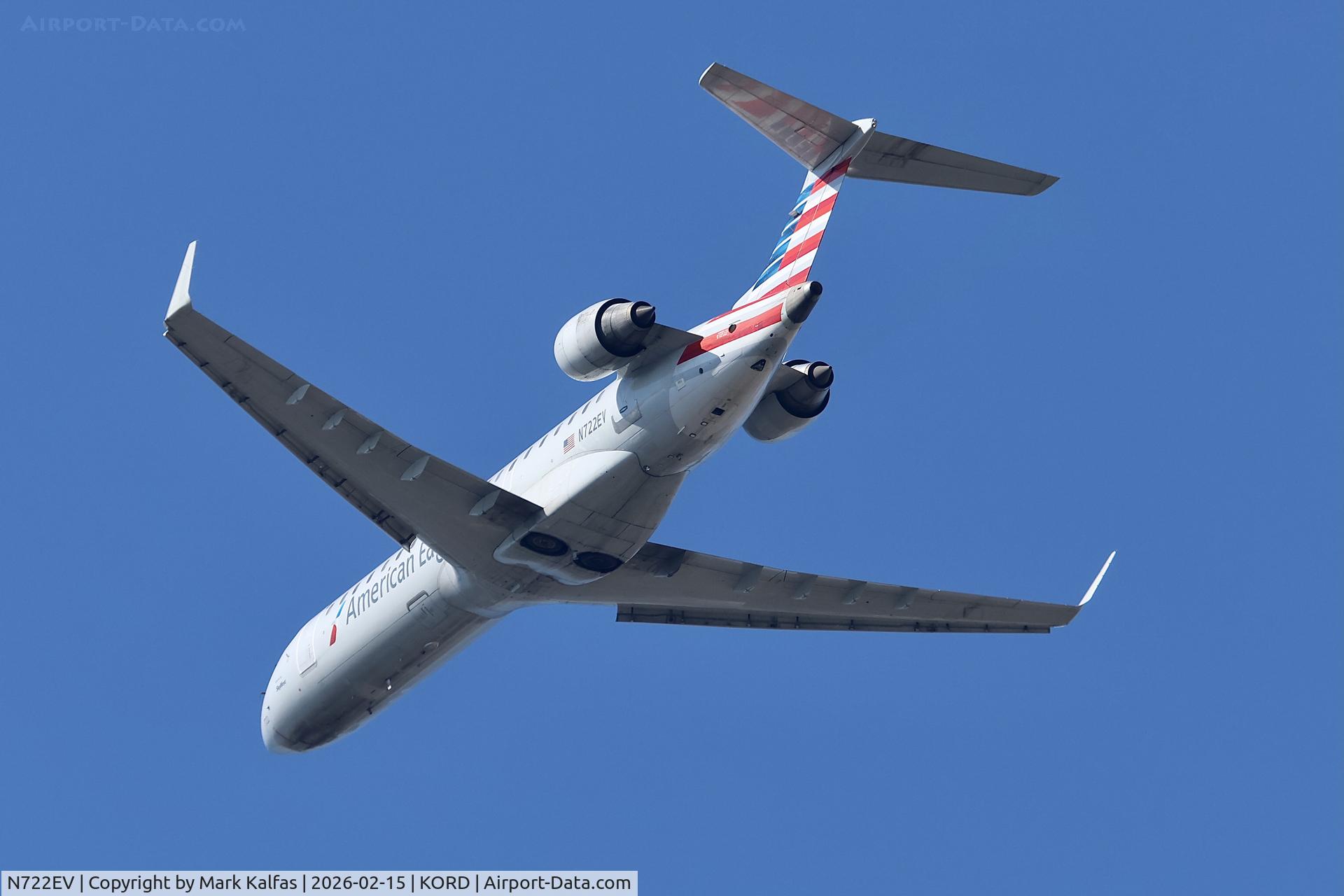 N722EV, 2003 Bombardier CRJ-701 (CL-600-2C10) Regional Jet C/N 10127, CRJ7 SkyWest/American Eagle Canadair Regional Jet CRJ-700 N722EV SKW6476 ORD-COS