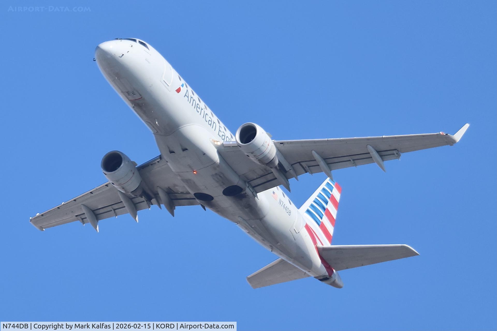 N744DB, 2006 Embraer 170SE (ERJ-170-100SE) C/N 17000130, E170 Envoy/American Eagle Embraer 170 N744DB ENY4200 ORD-HPN