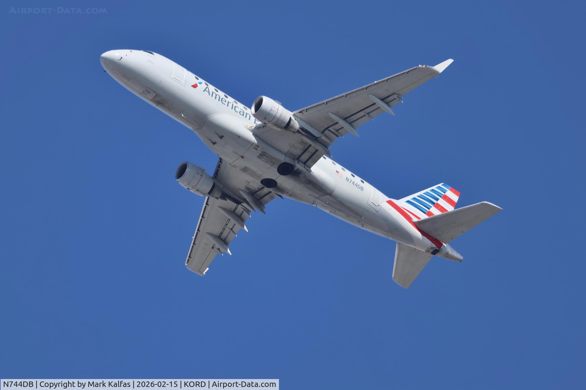 N744DB, 2006 Embraer 170SE (ERJ-170-100SE) C/N 17000130, E170 Envoy/American Eagle Embraer 170 N744DB ENY4200 ORD-HPN