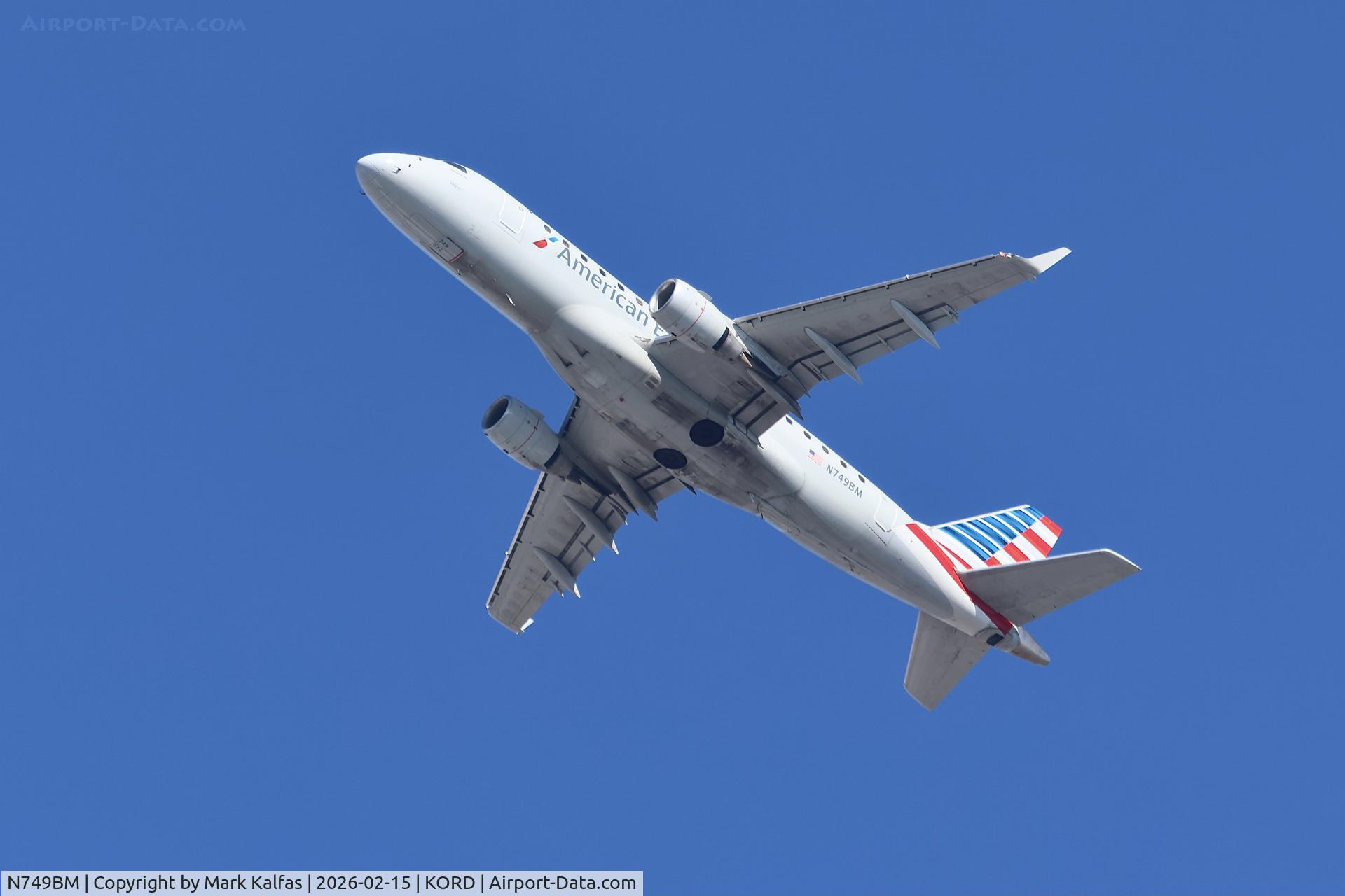 N749BM, 2006 Embraer 170SE (ERJ-170-100SE) C/N 17000133, E170 Envoy / American Eagle Embraer 170 N749BM, ENY3698 ORD-CLE